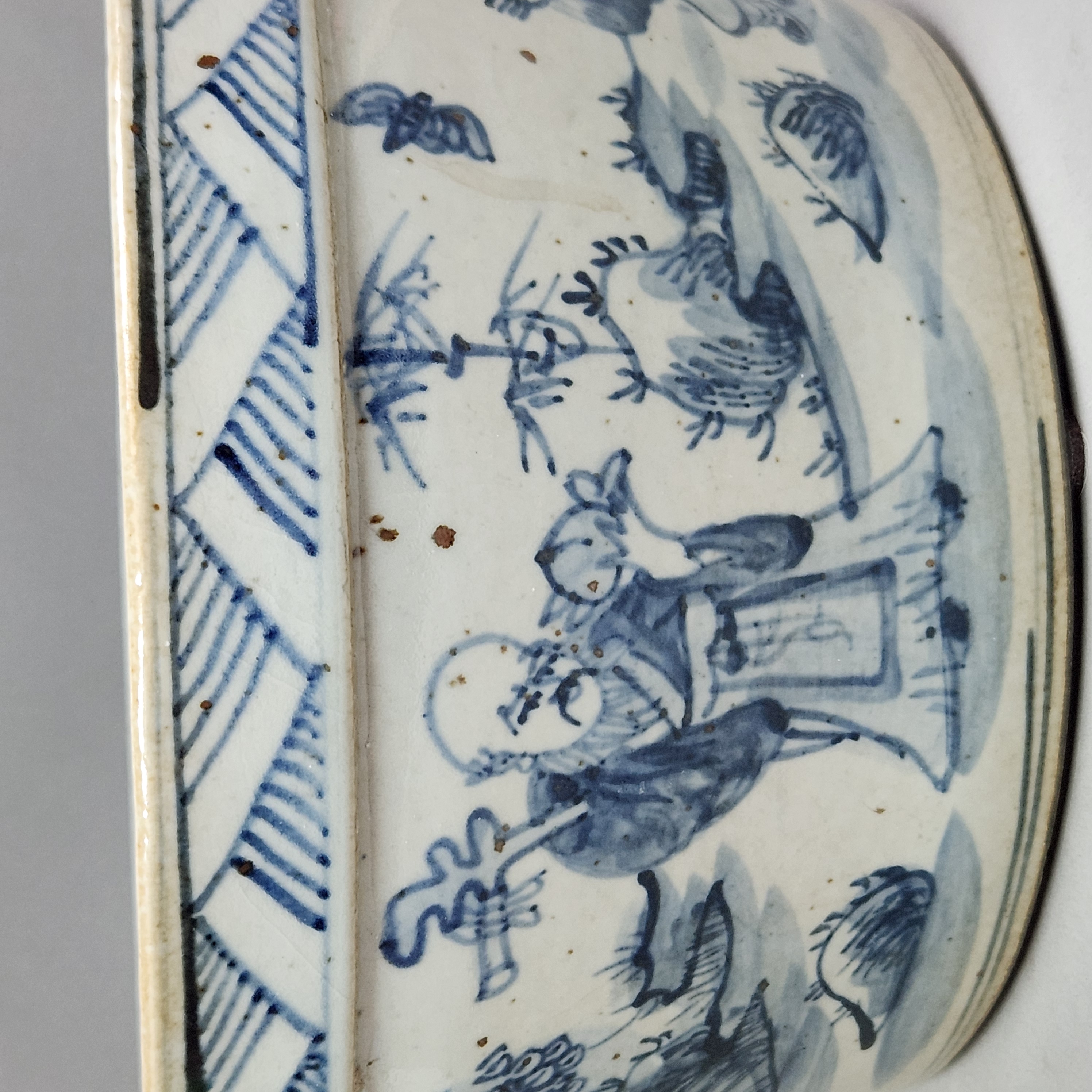 Chinese Porcelain Seven Sages Jardiniere