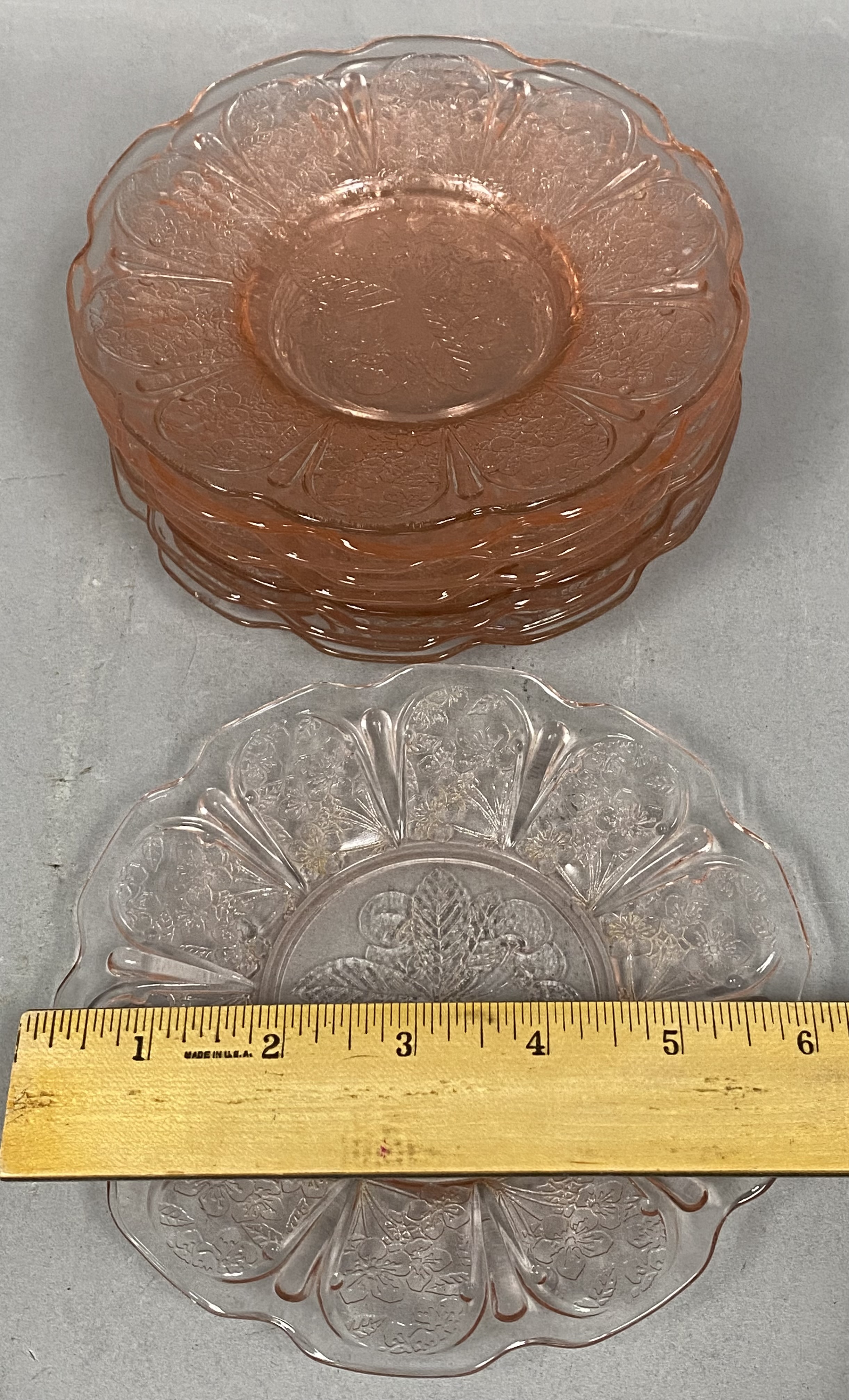 Jeannette Pink Cherry Blossom Glass Collection