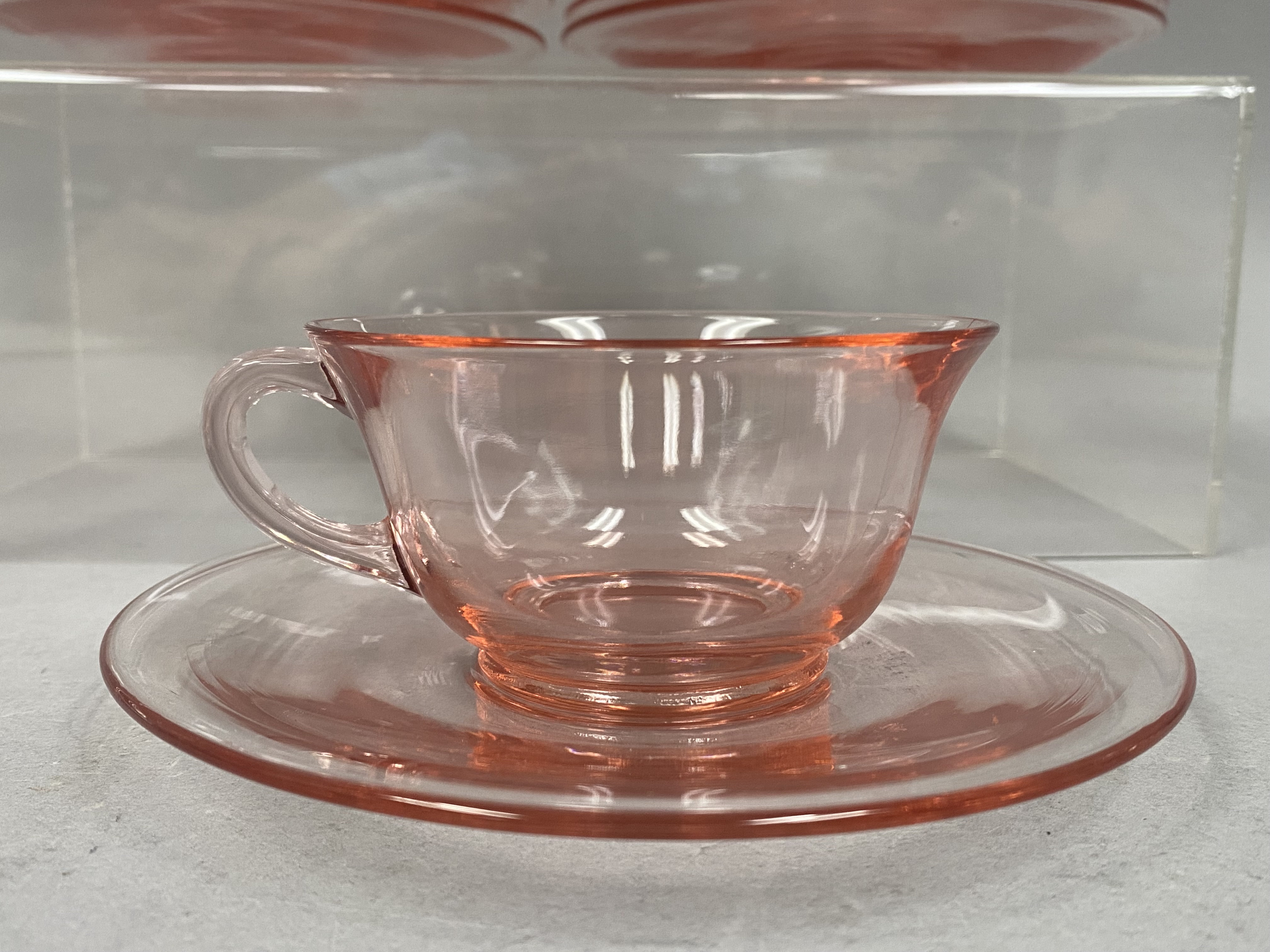 16-Piece Fostoria Pink Glass Set
