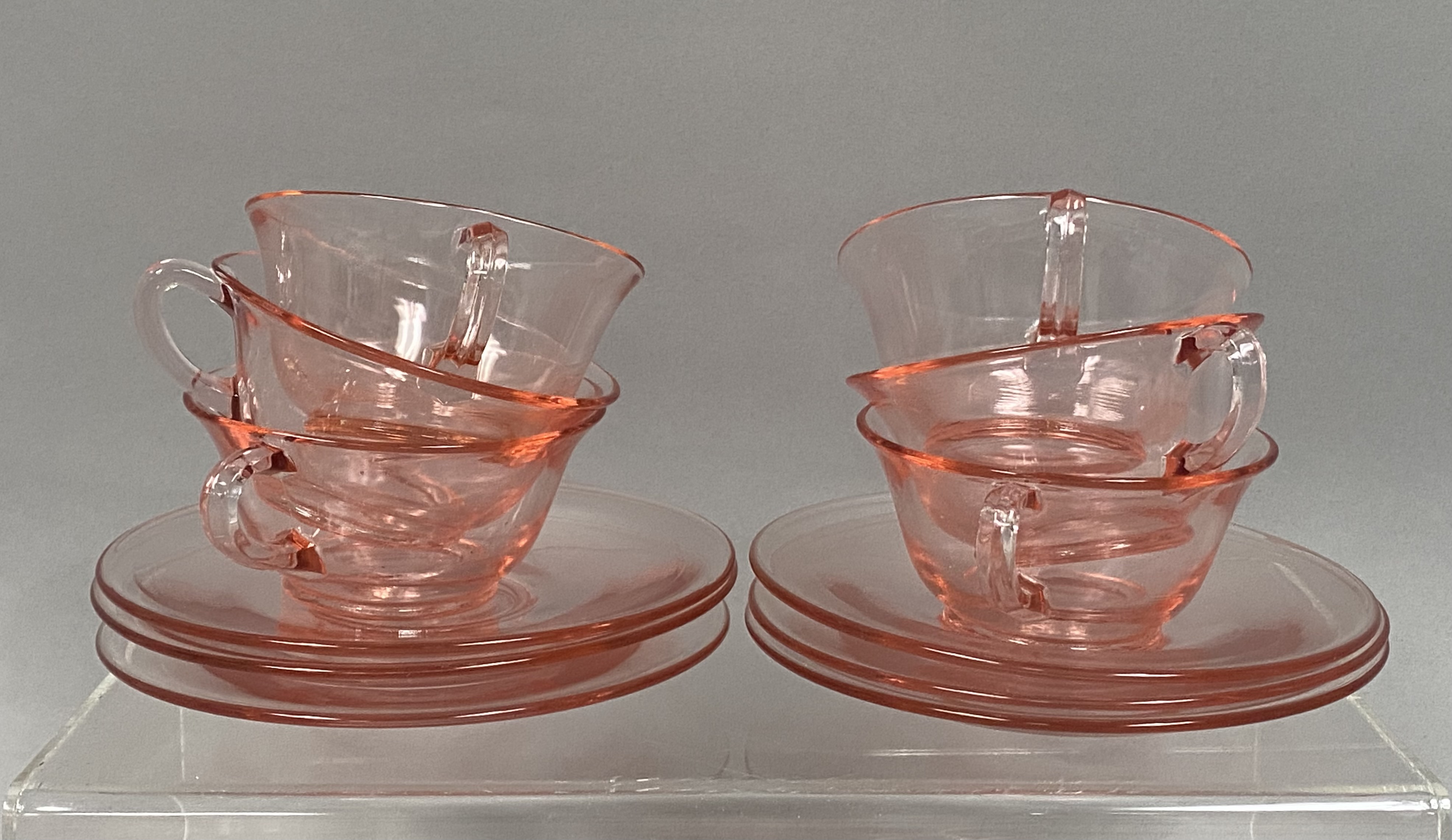 16-Piece Fostoria Pink Glass Set