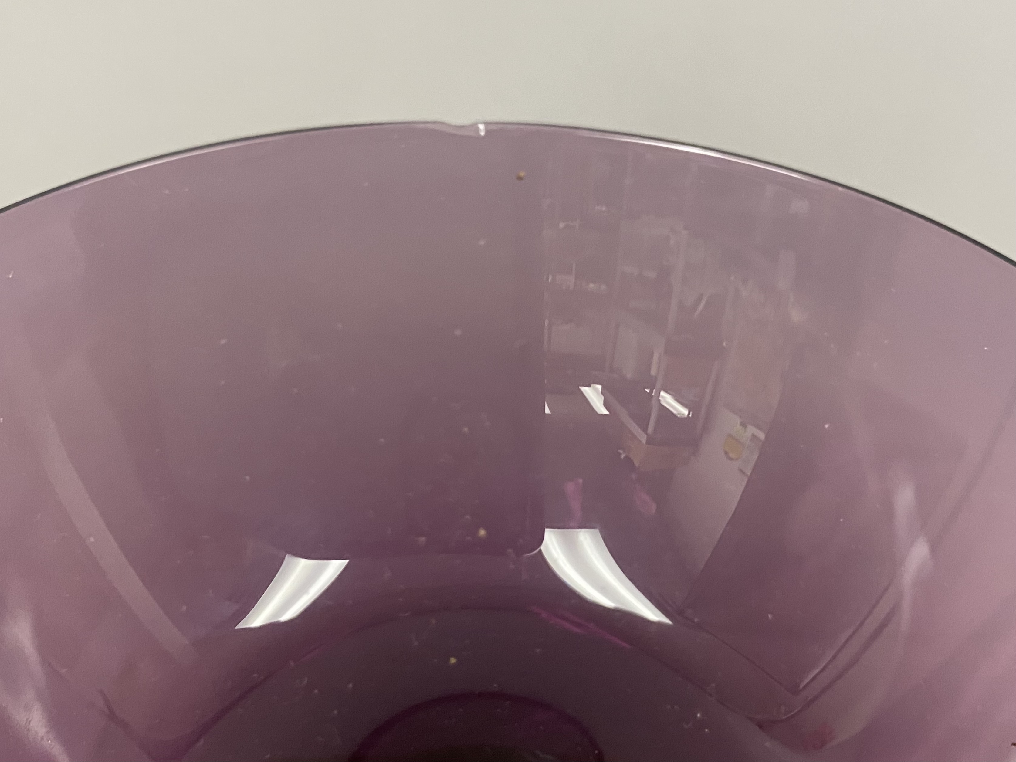 A Set of 4 Amethyst Stemware