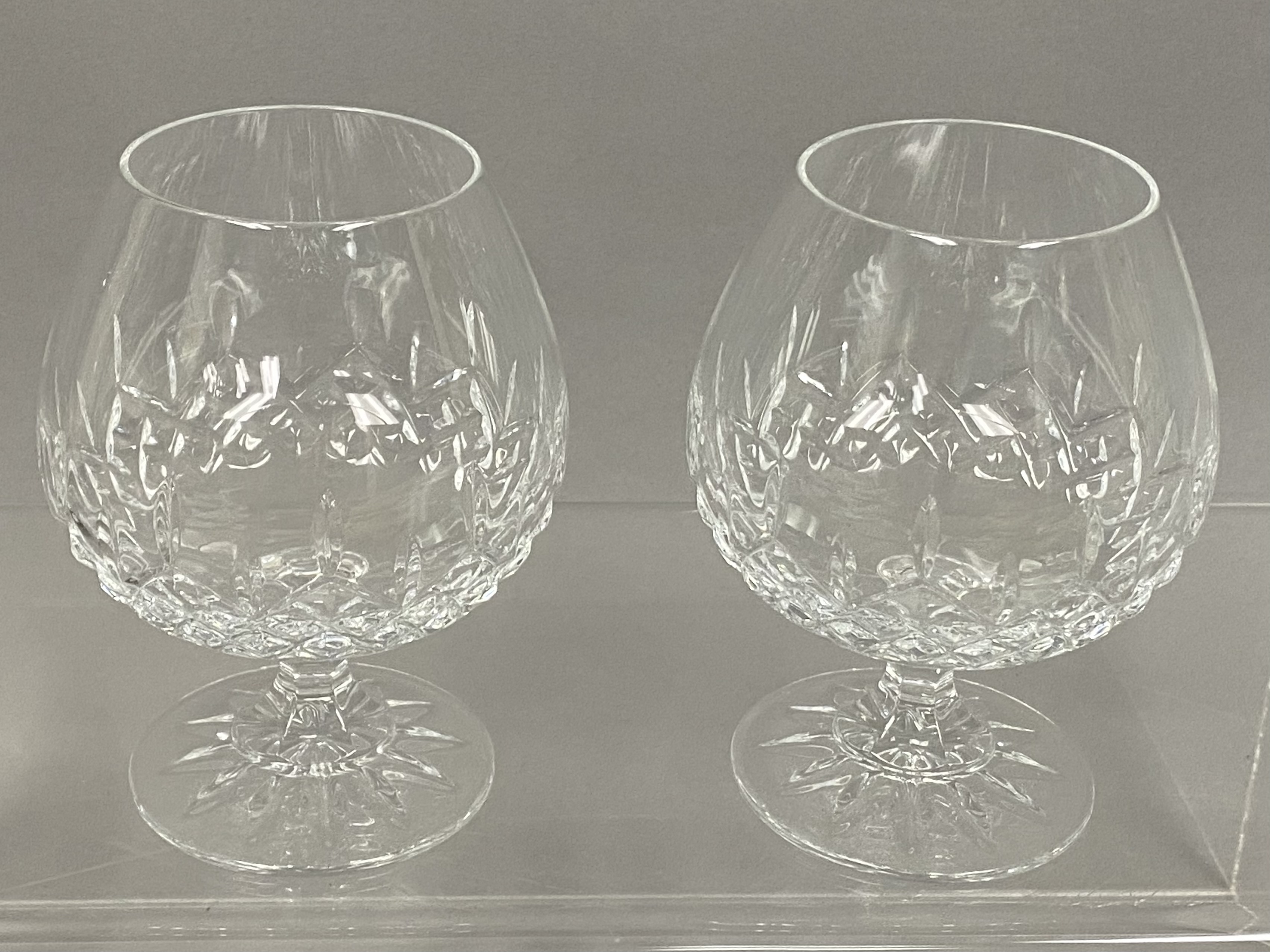 Four Galway Crystal Brandy Snifters