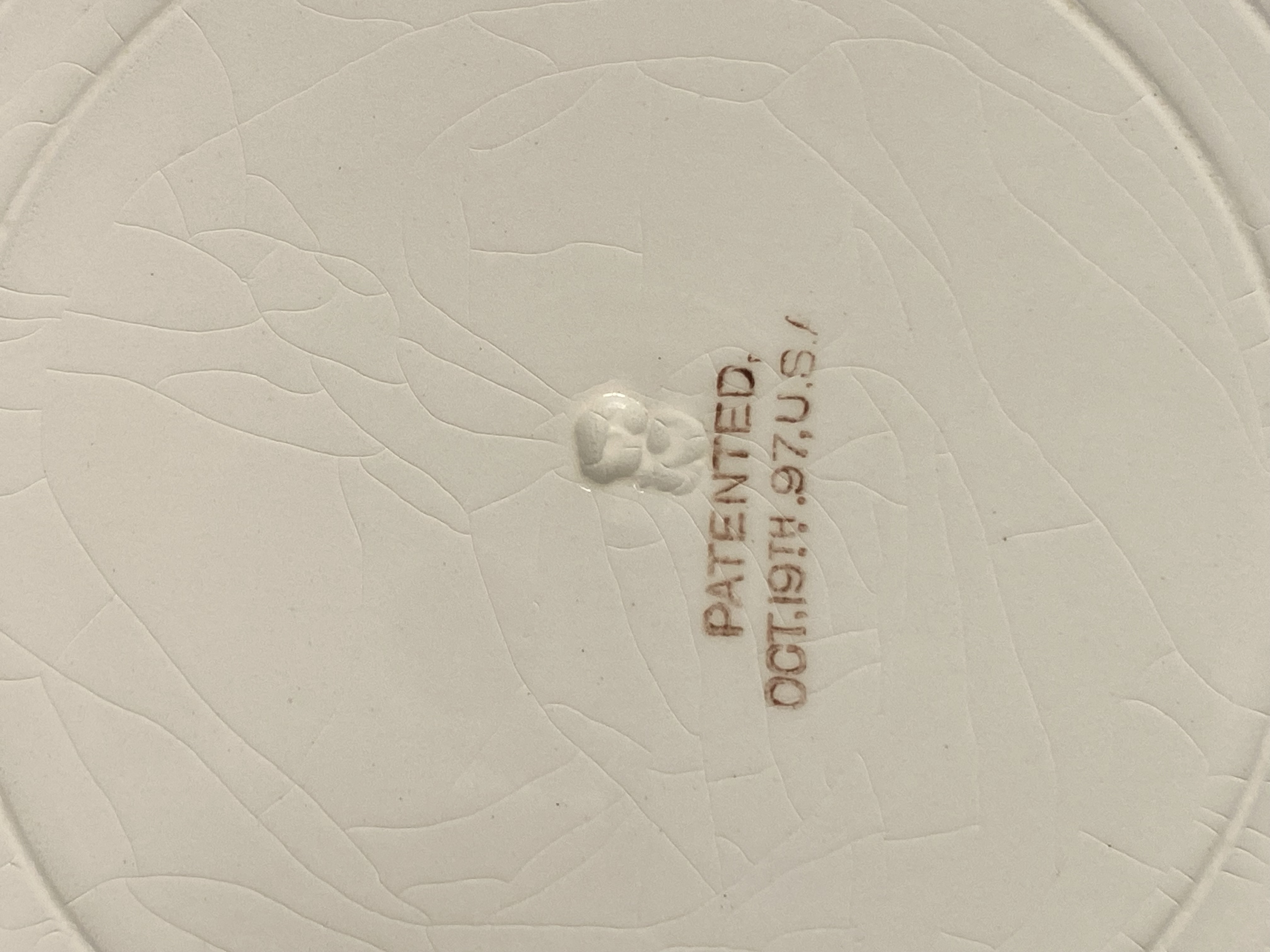 Grindley Grace Flow Blue Ironstone Plate