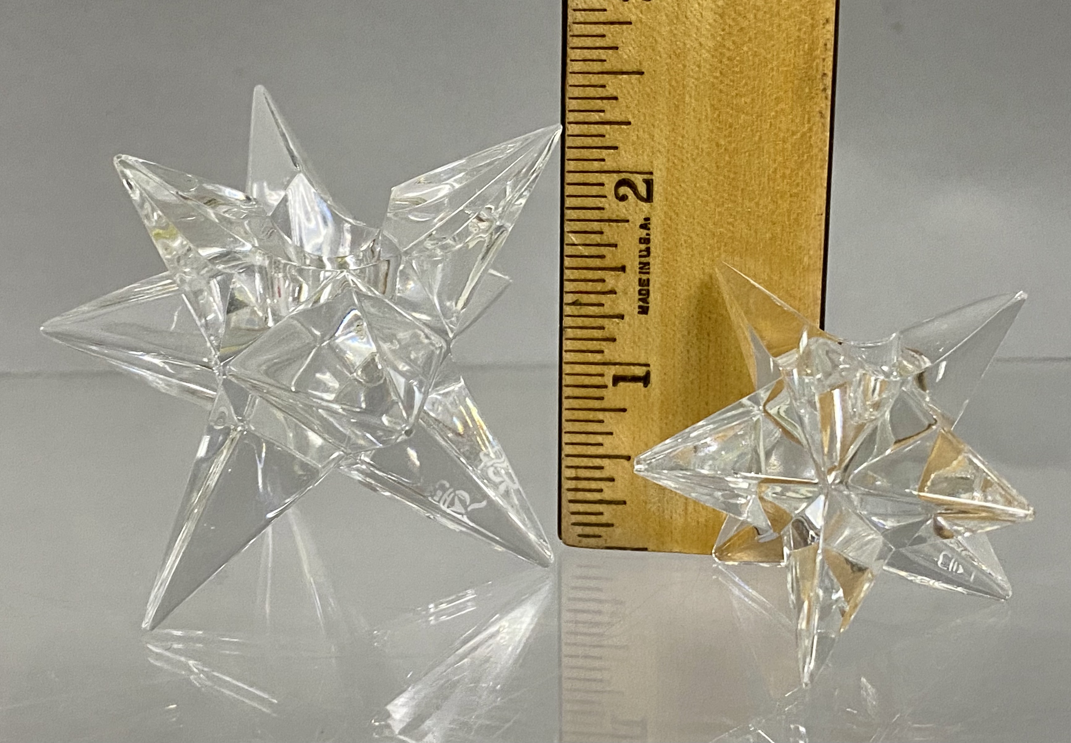 Set of 4 Rosenthal Star Candle Holders