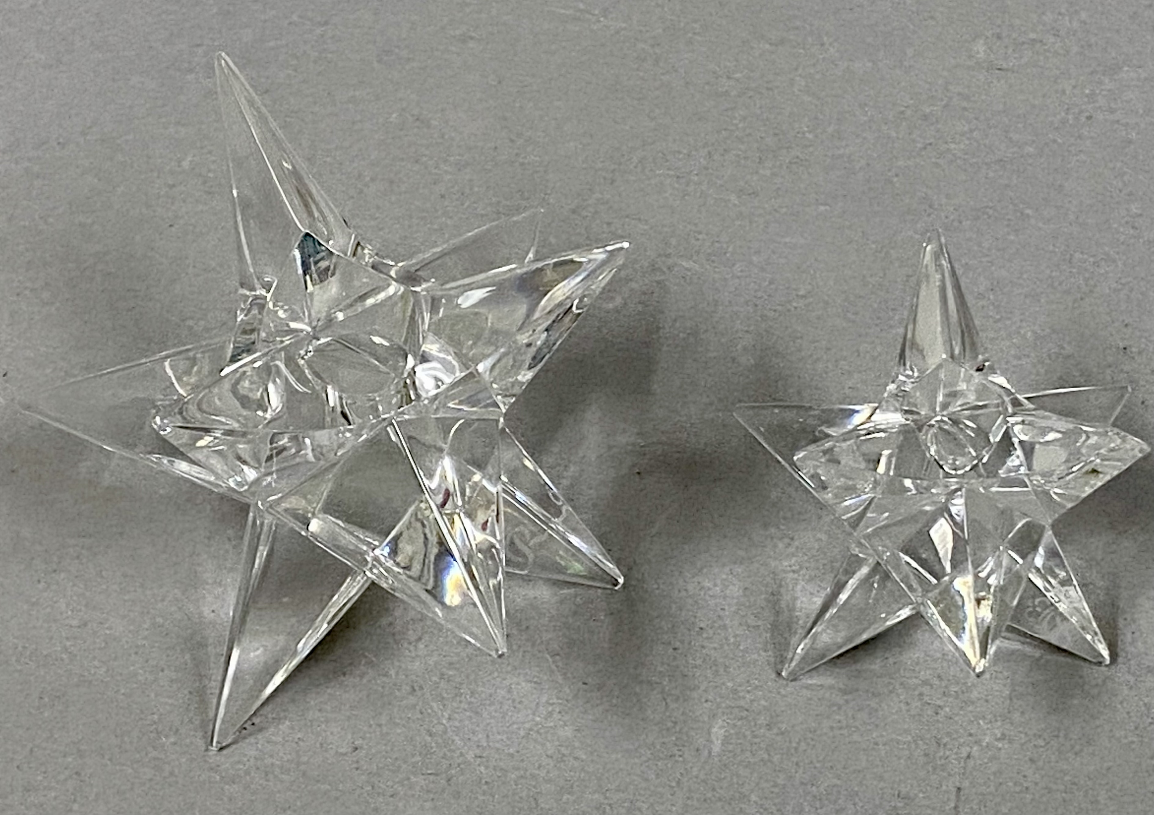Set of 4 Rosenthal Star Candle Holders