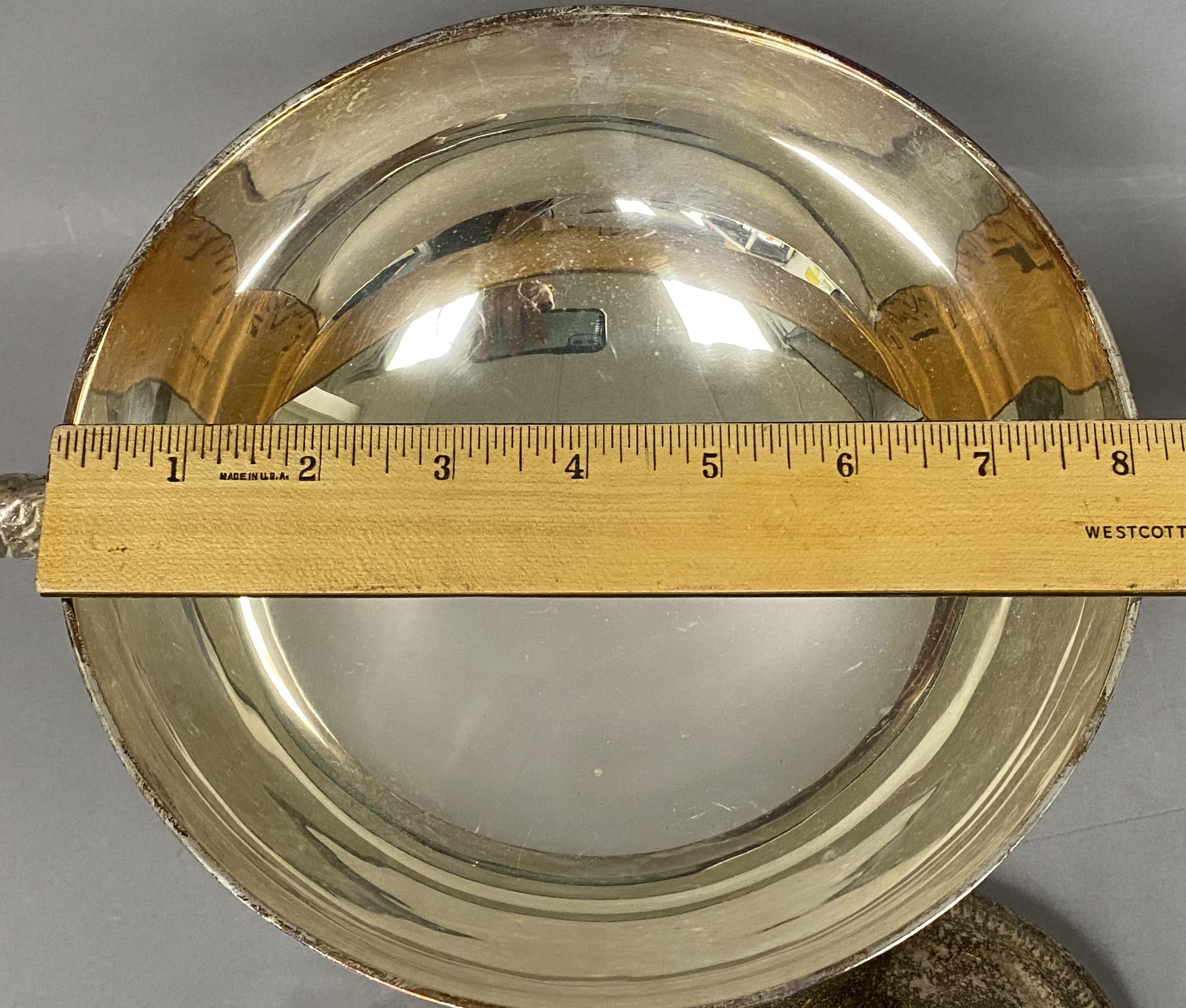 Silver-Plated Fish Motif Caviar Server