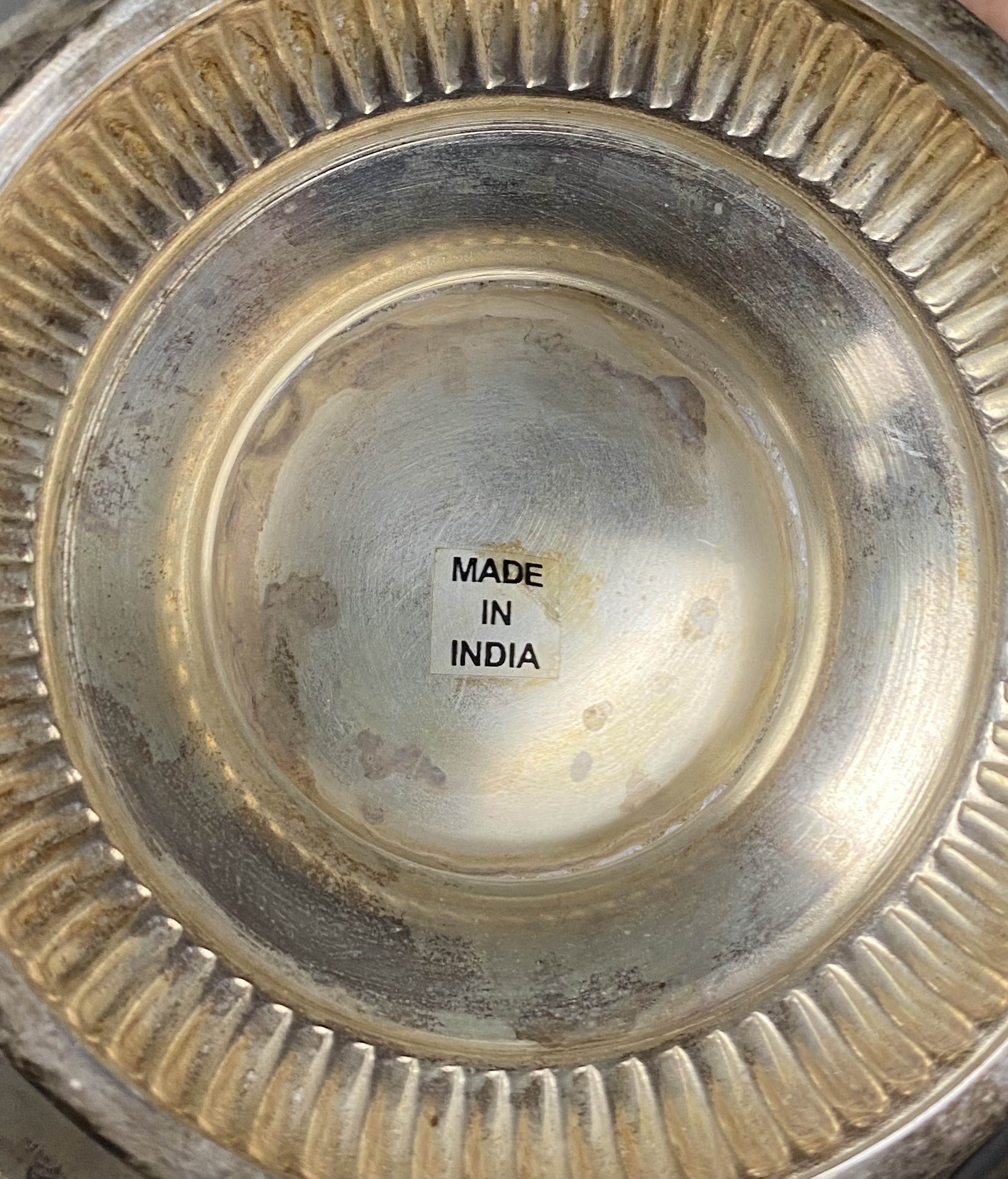 Silver-Plated Fish Motif Caviar Server