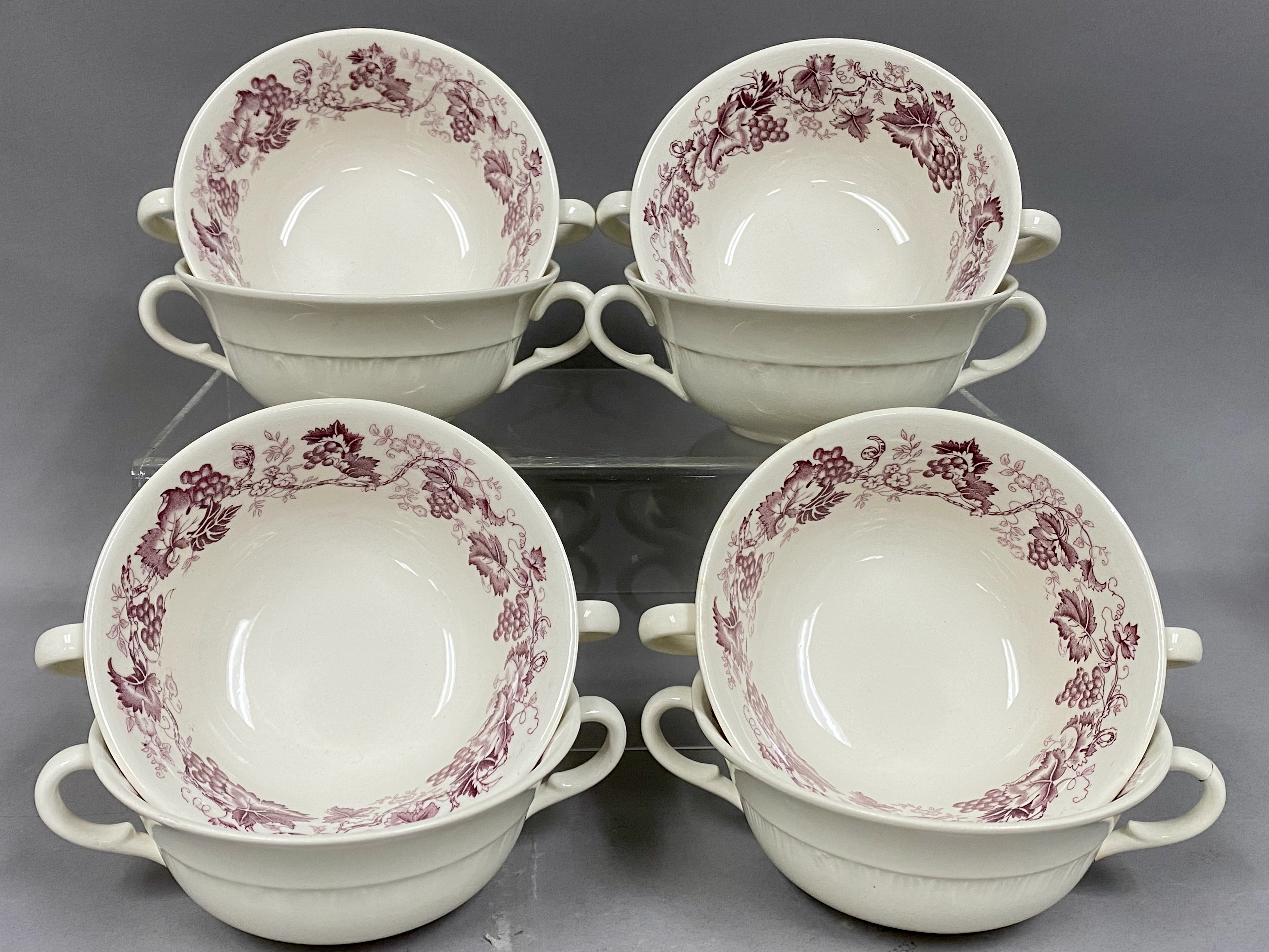 8 Wedgwood Old Vine Bowls