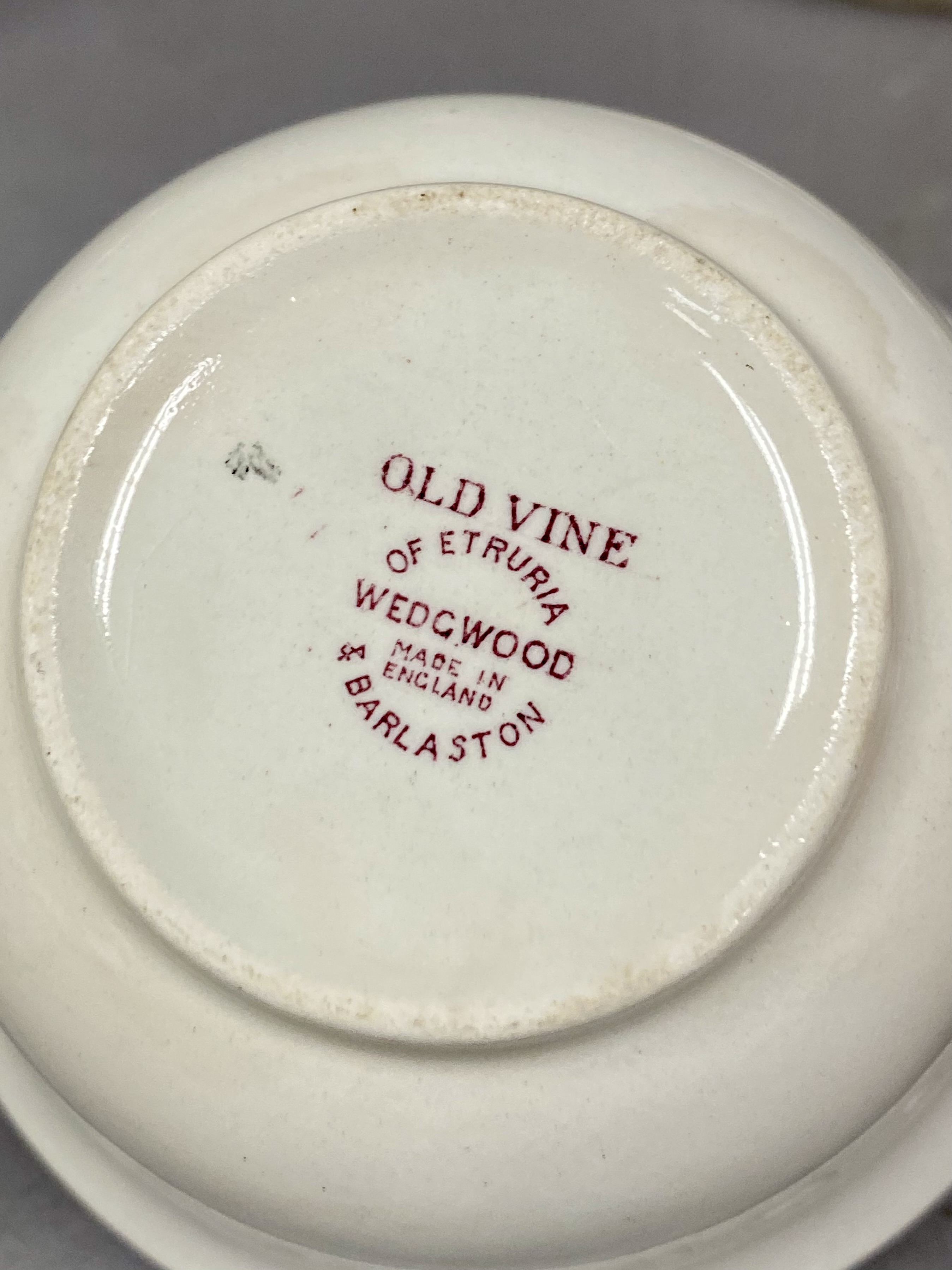 Set of 12 Wedgwood Old Vine Cups