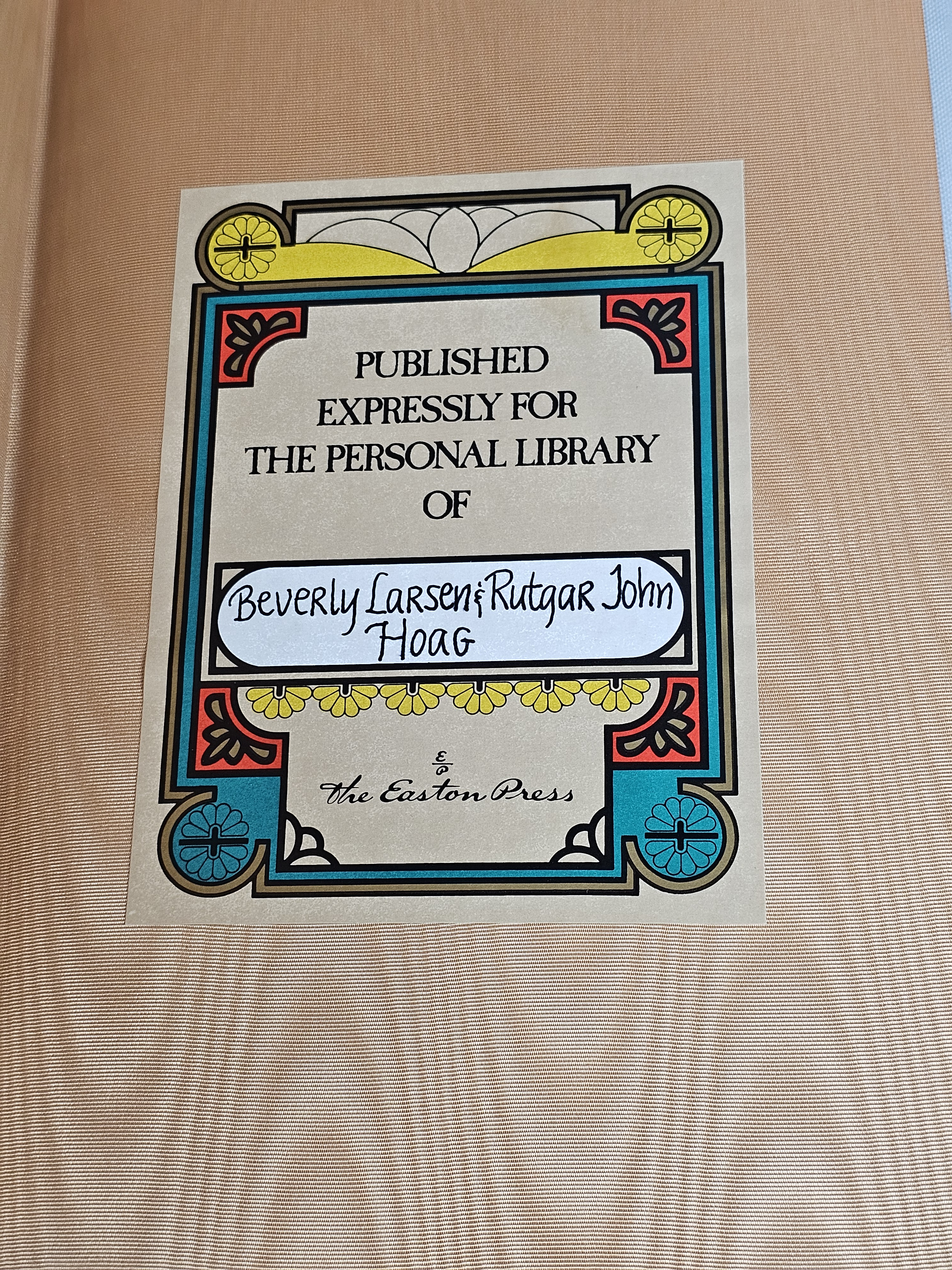 Signed Carter Easton Press Collector's Edition Set