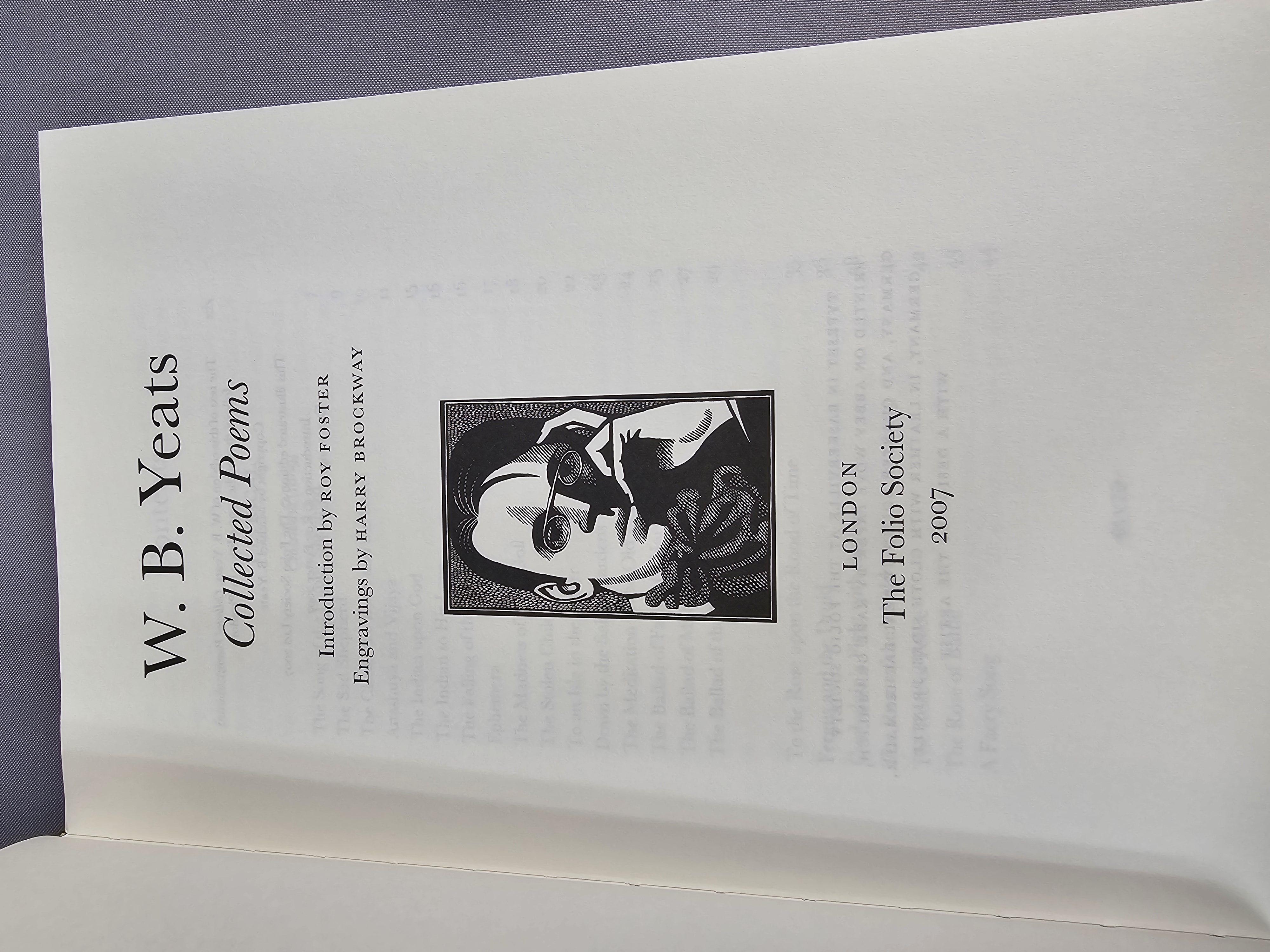 Yeats and Shelley Folio Poets Books