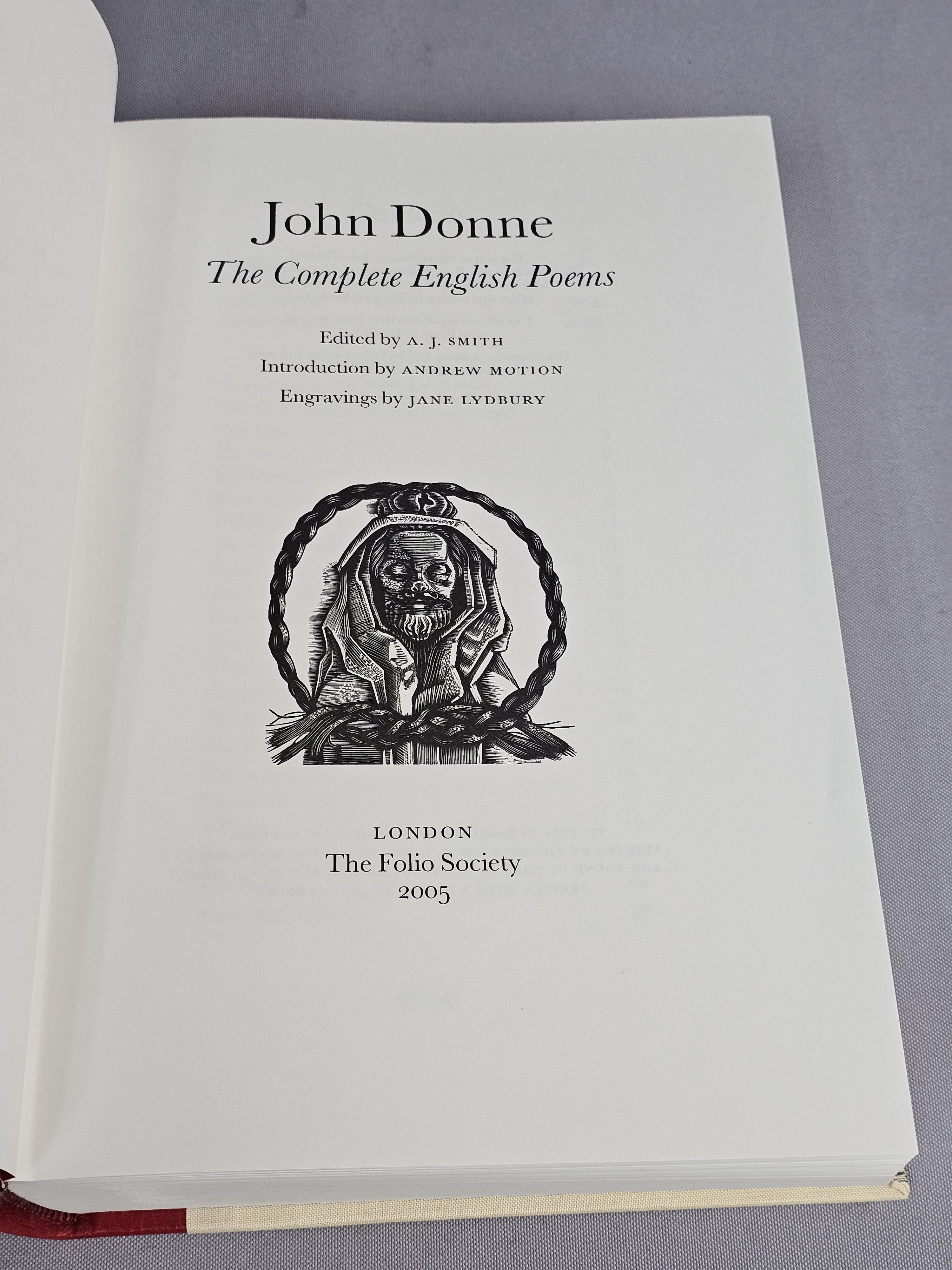 Donne Complete English Poems Folio Society 2005