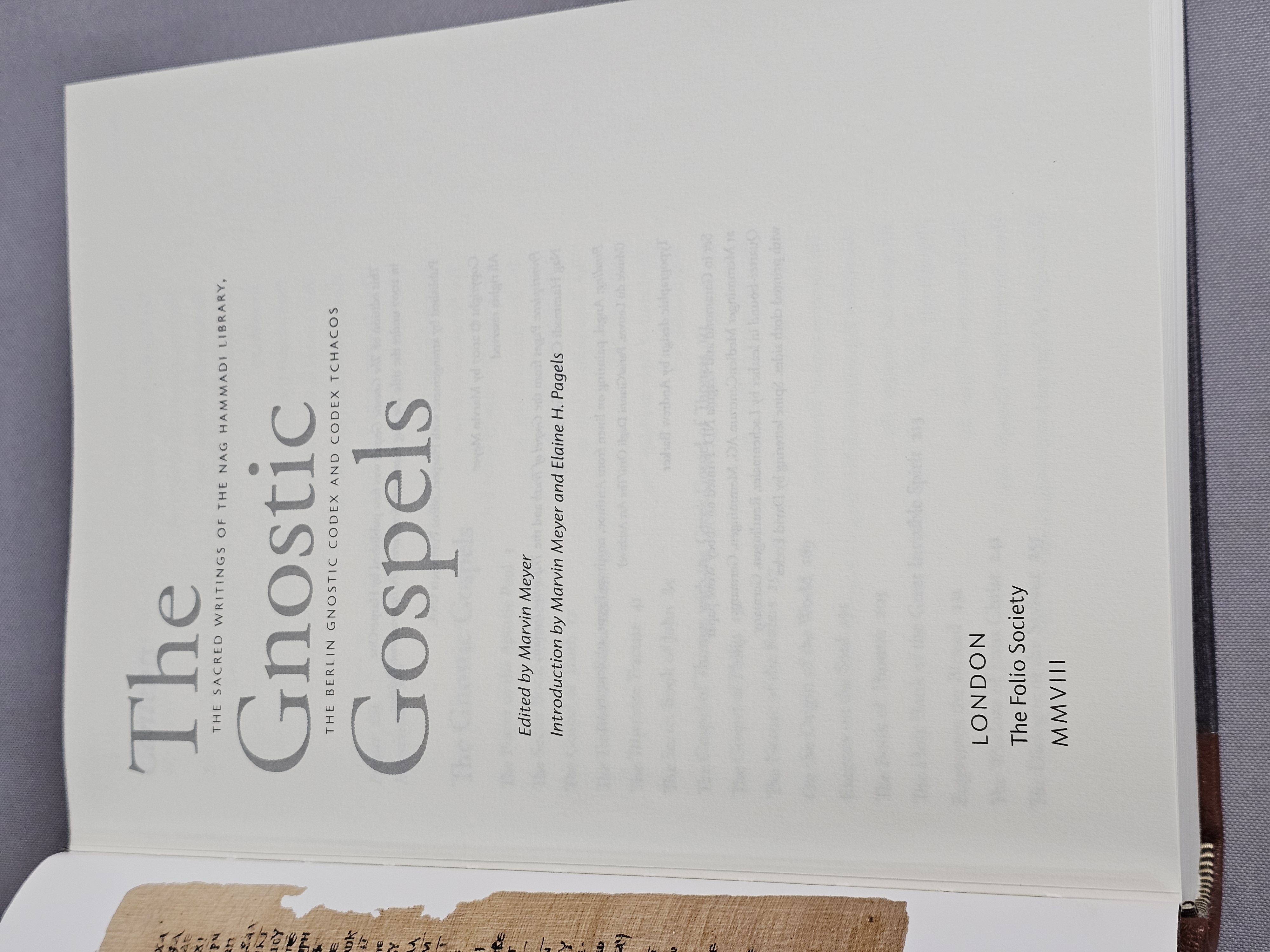 Meyer Gnostic Gospels Folio Society