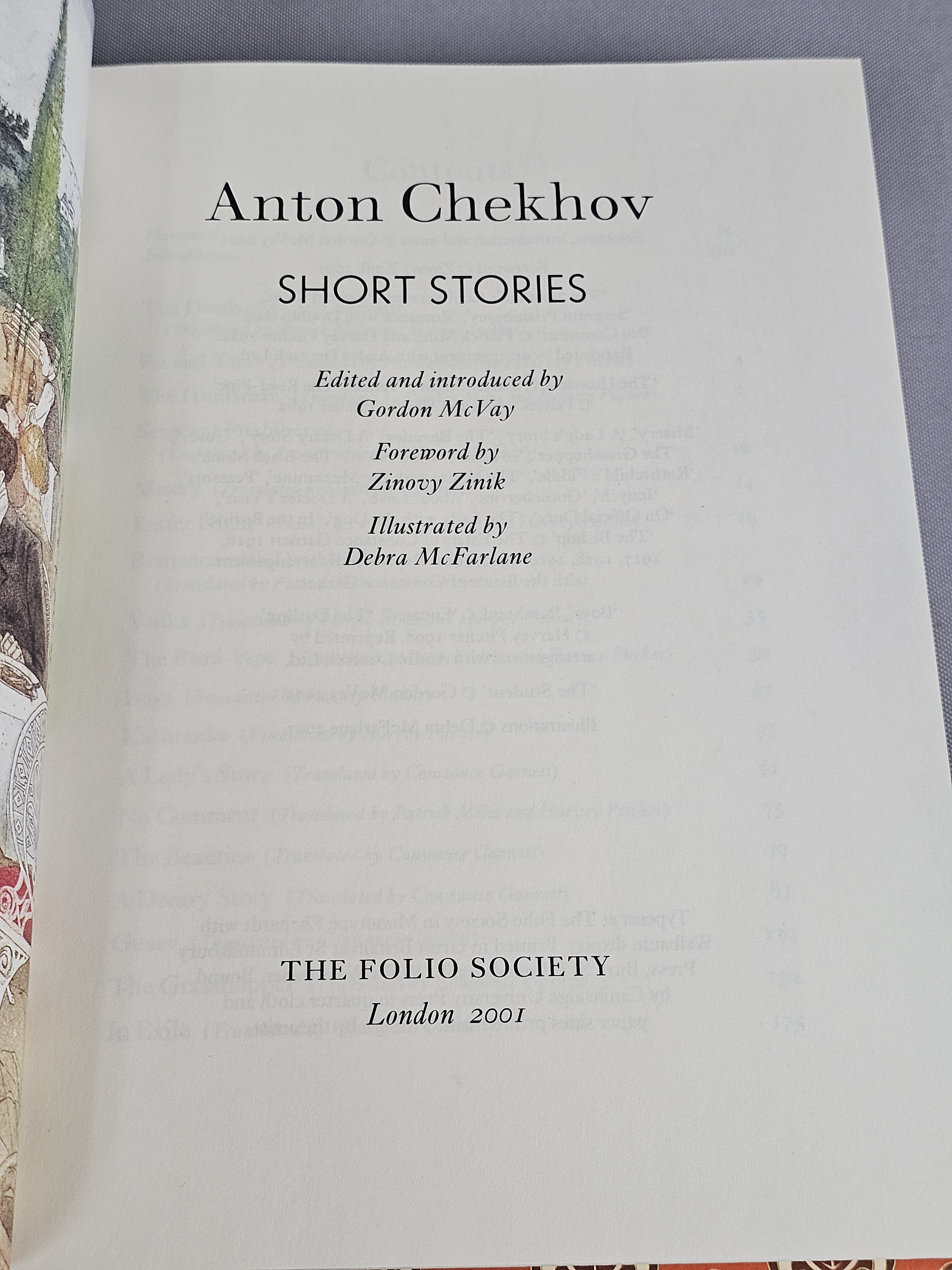 Two Folio Society Short Story Volumes