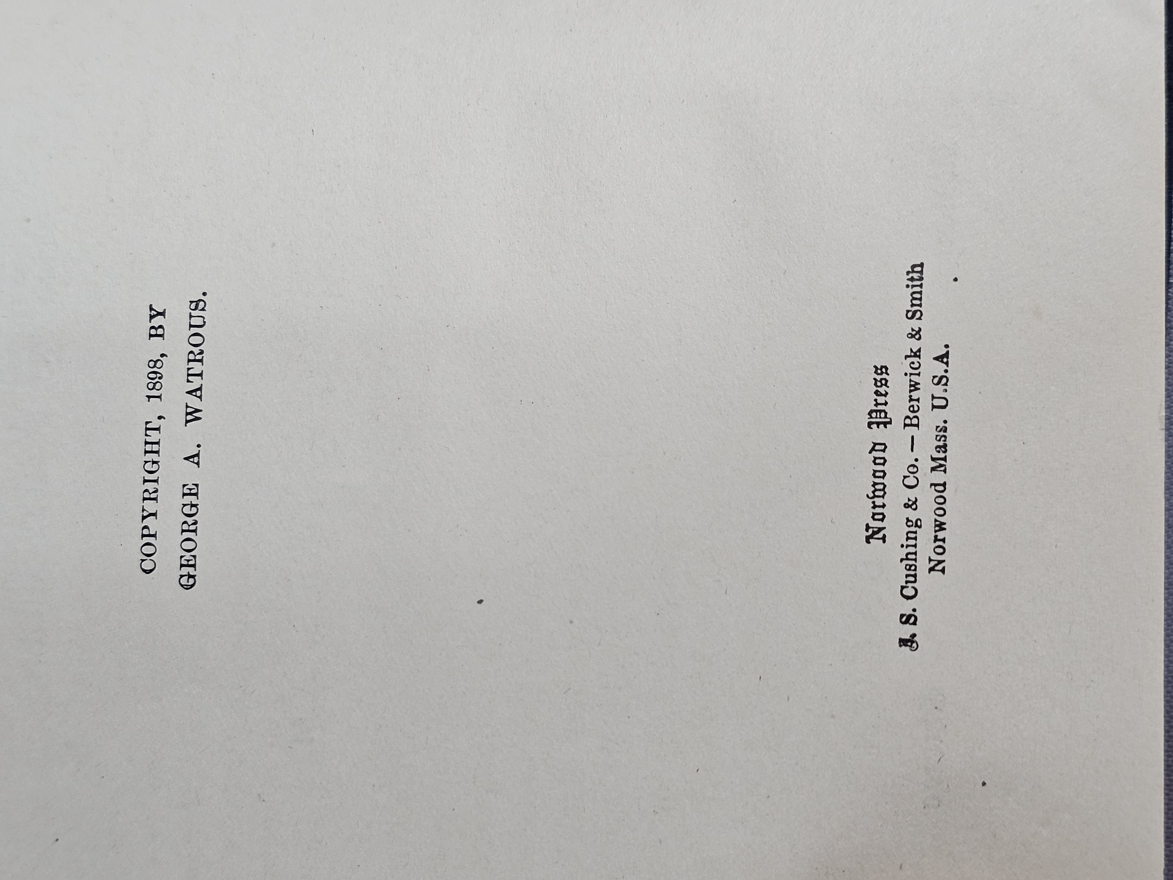 Two Volumes of Narrative Poetry