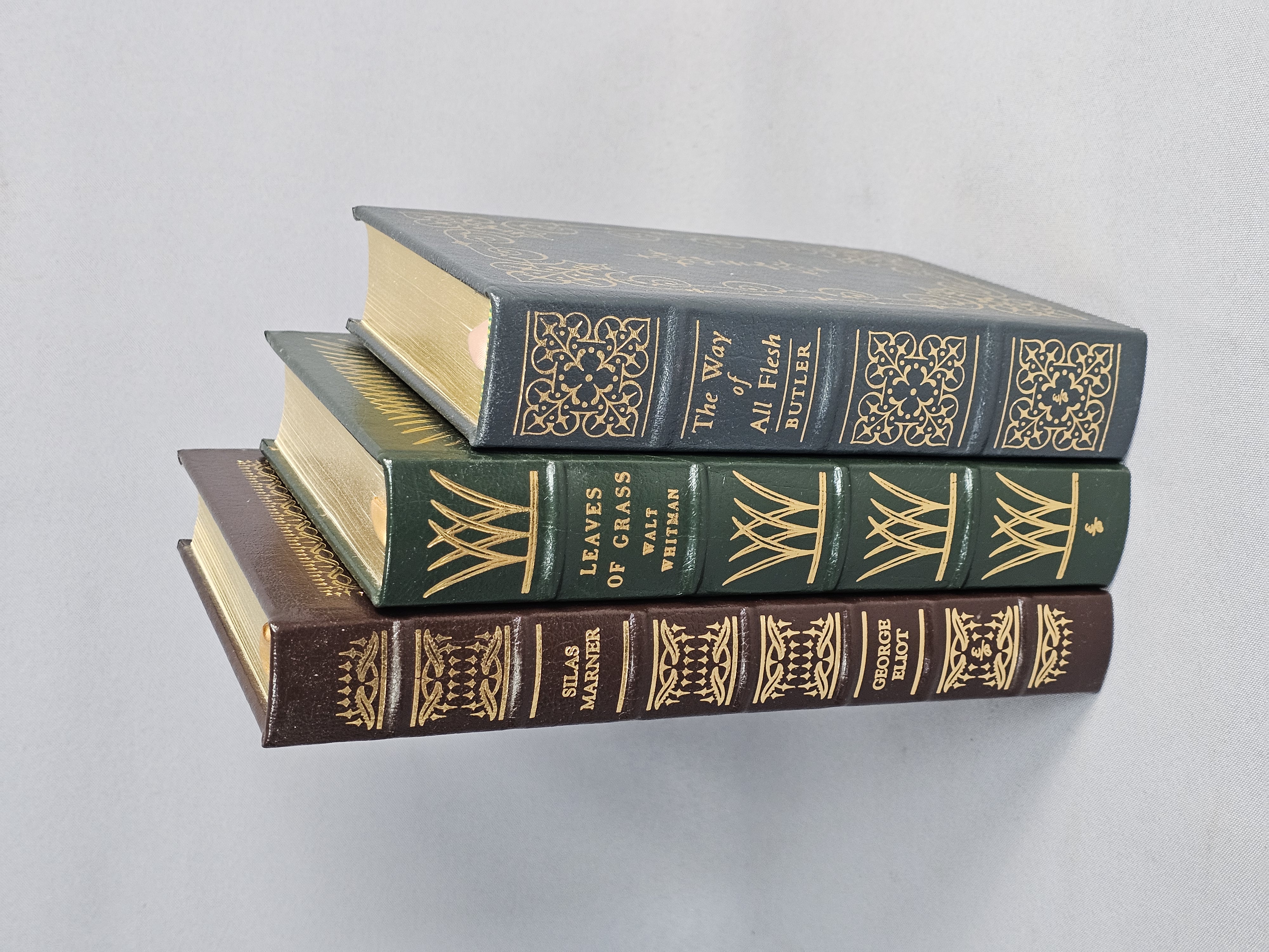 Trio of Easton Press Leather-Bound Books