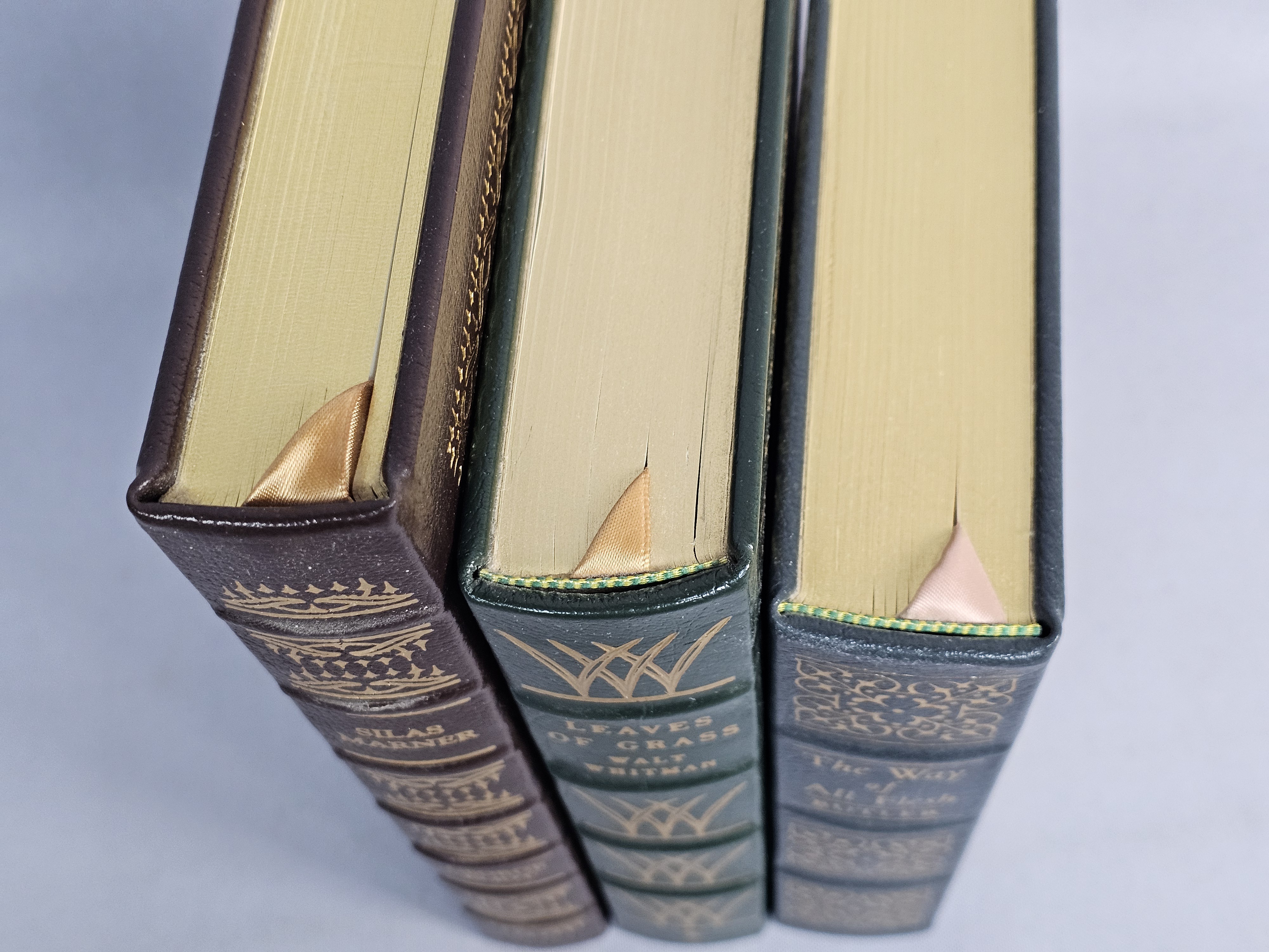 Trio of Easton Press Leather-Bound Books