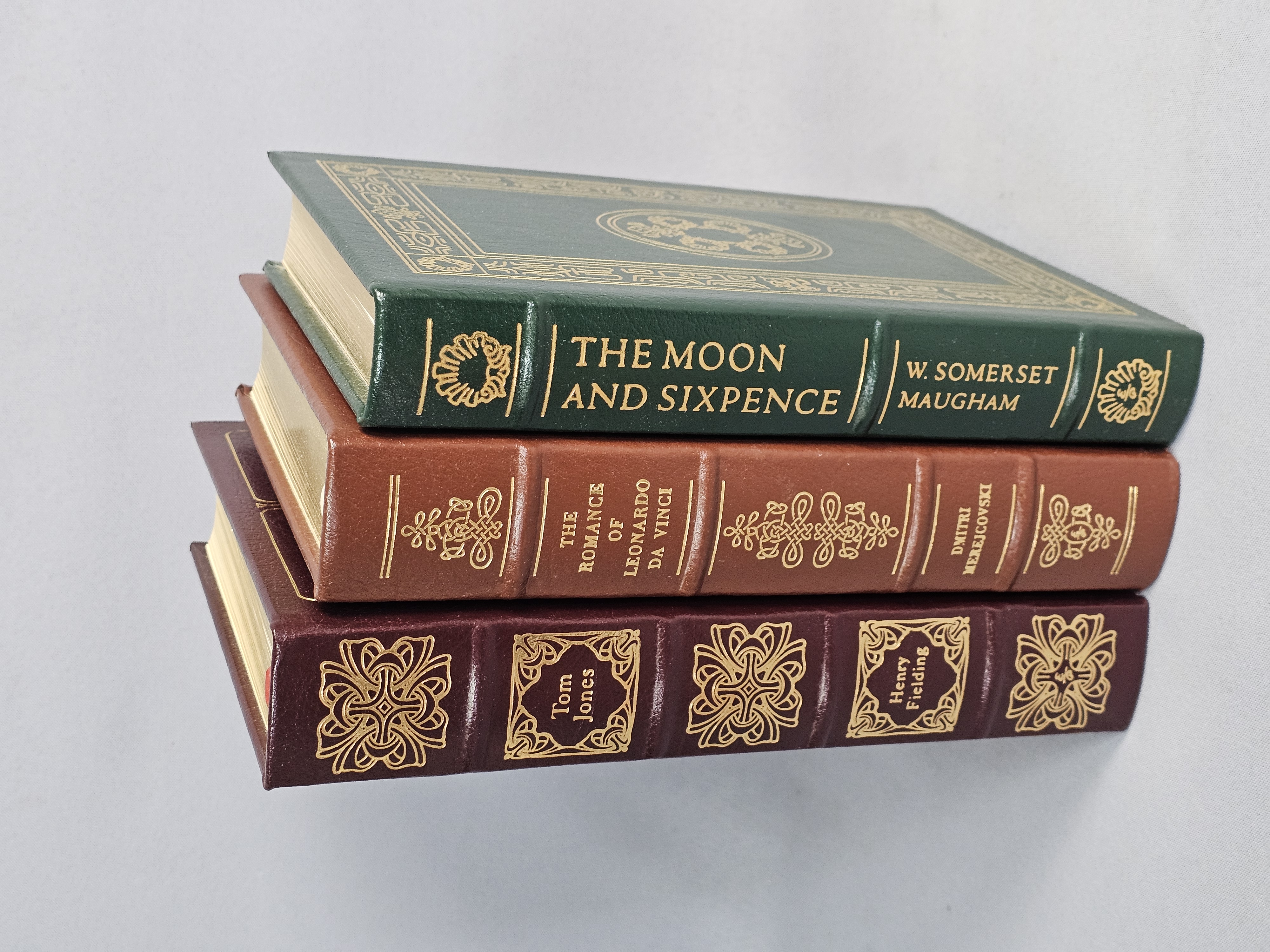 Three Easton Press Leather-Bound Books