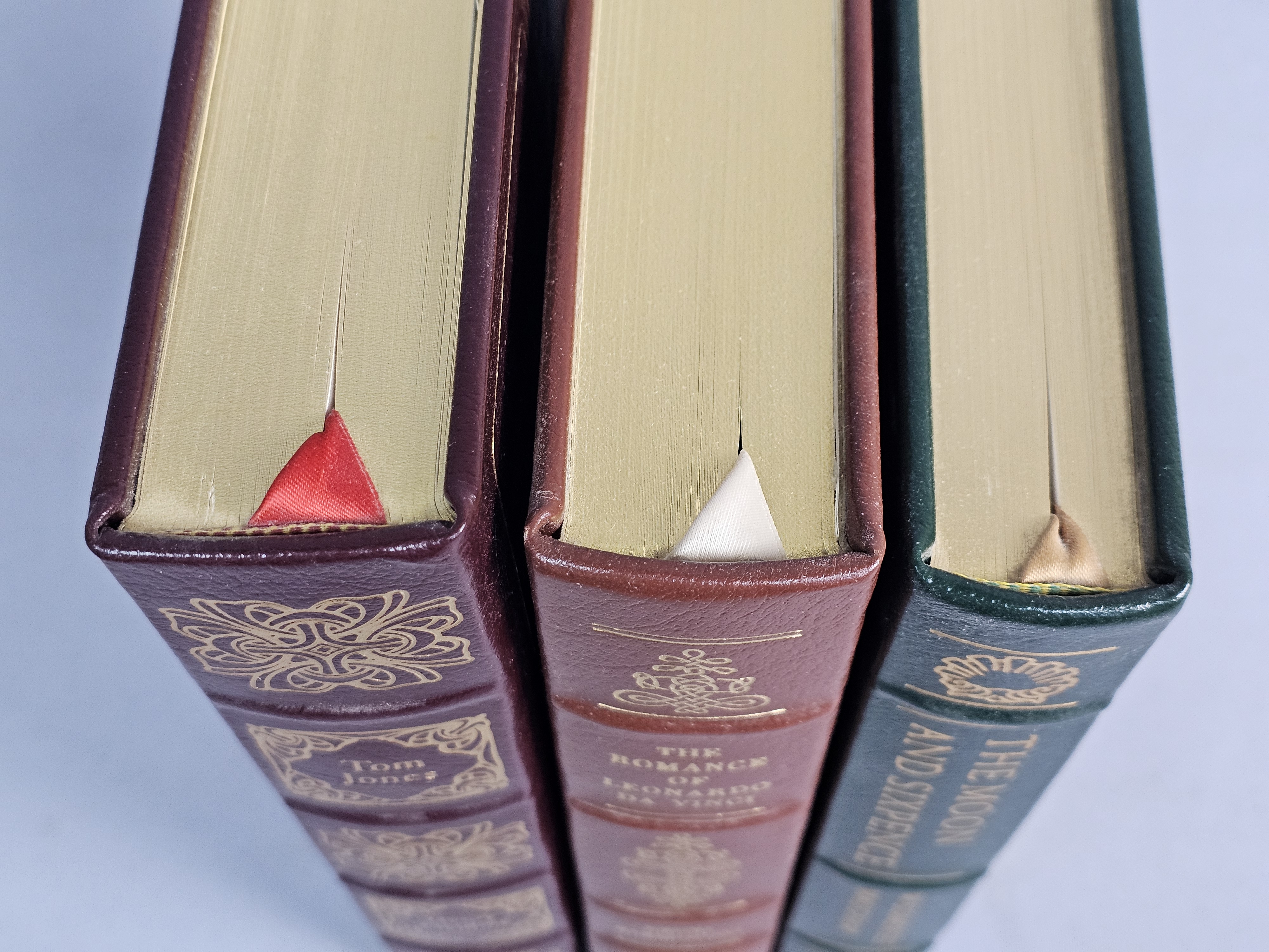 Three Easton Press Leather-Bound Books