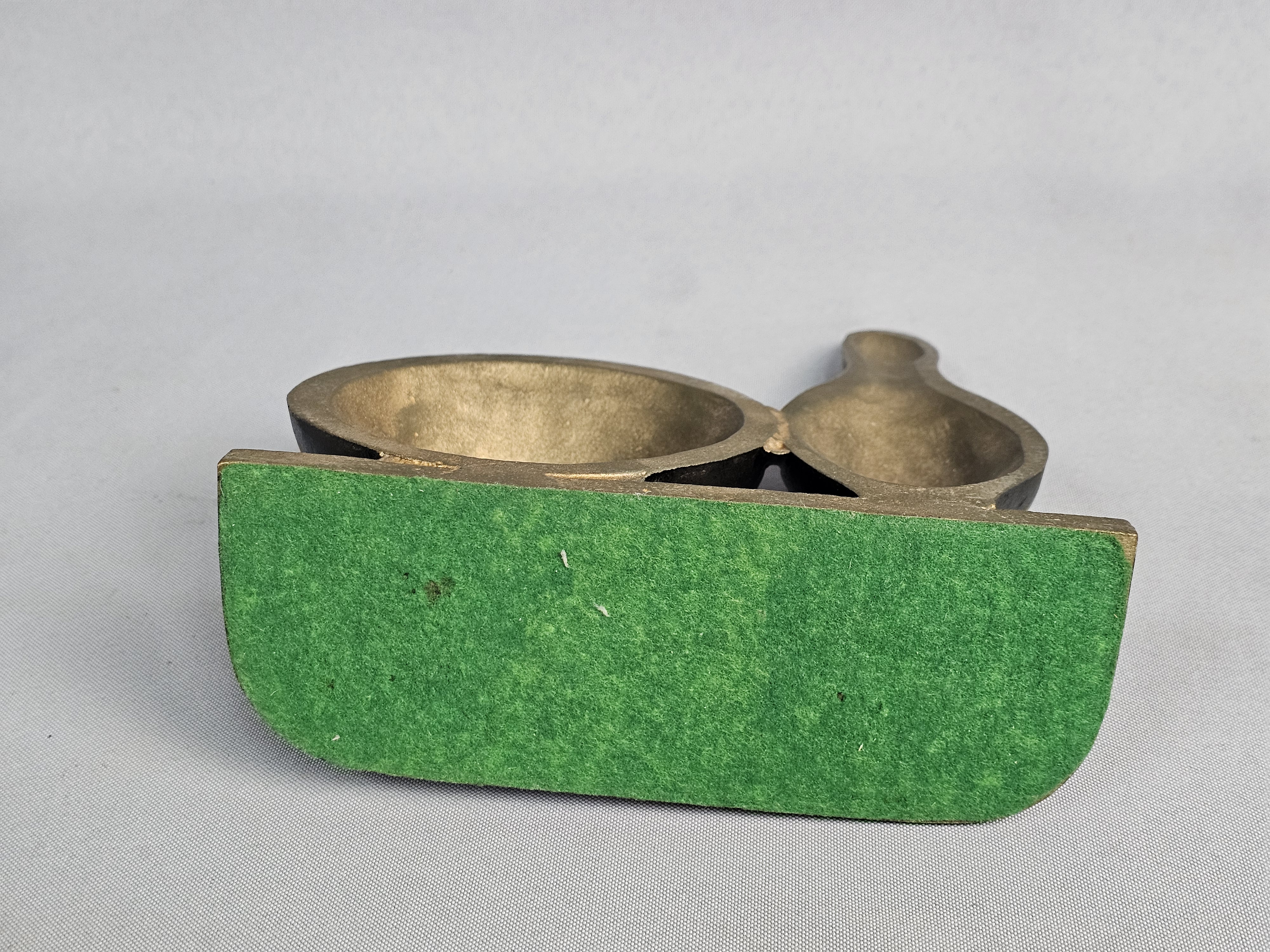 Pair of Brass Bowling Pin and Ball Bookends