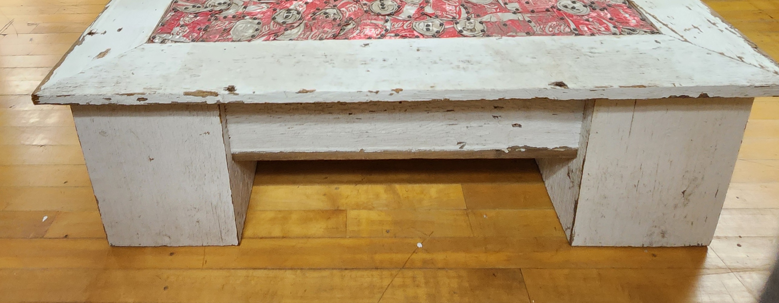 Large Coca-Cola Folk Art Table
