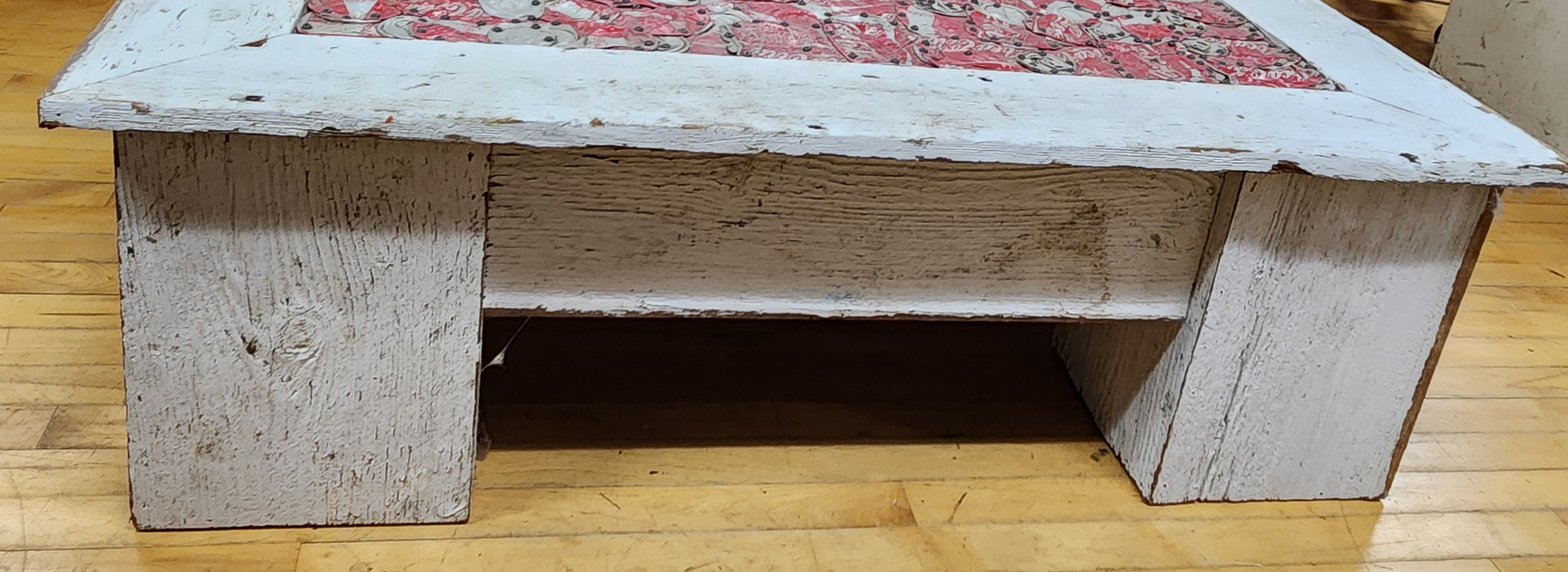 Large Coca-Cola Folk Art Table