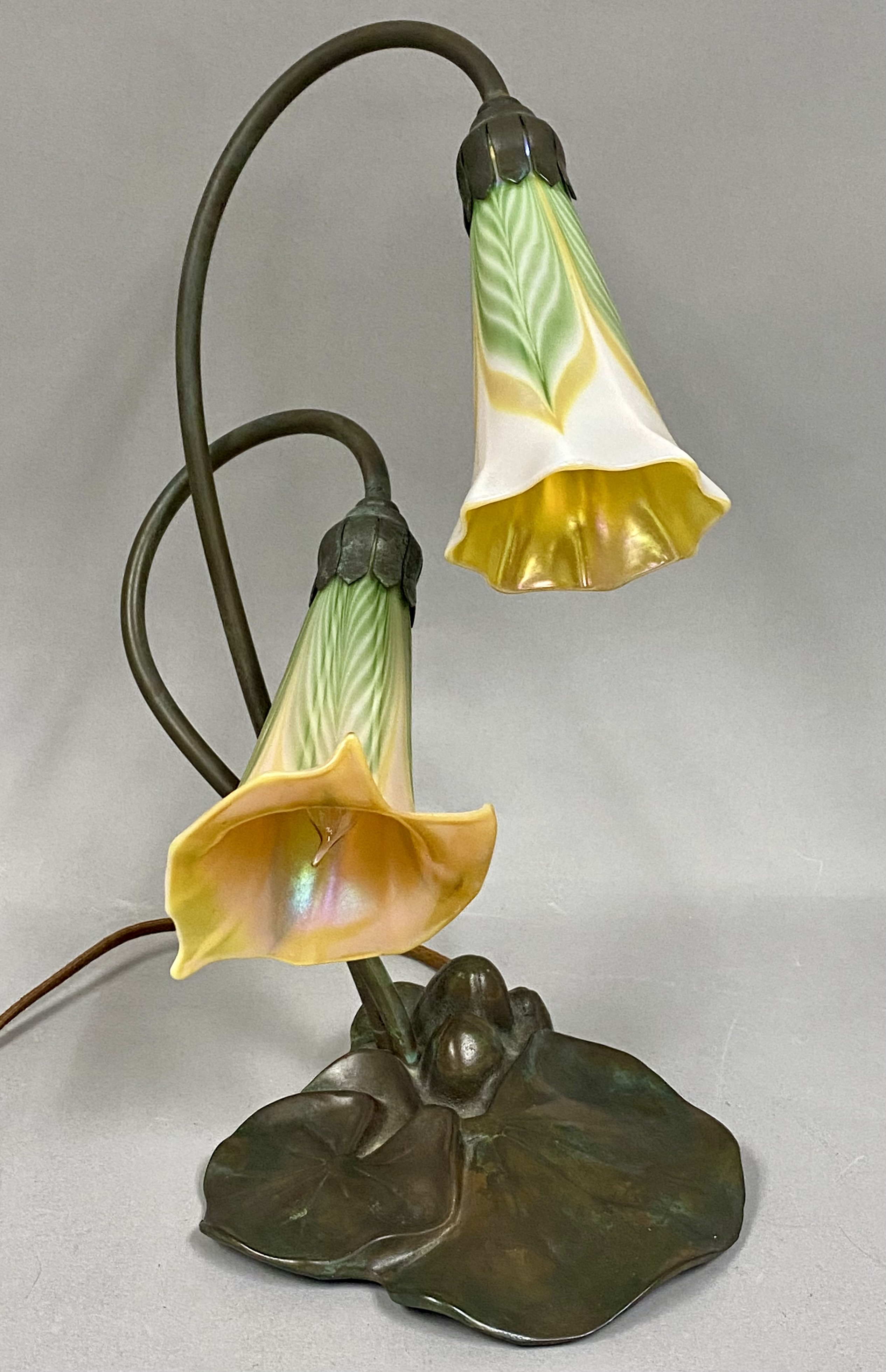 Renaissance Art Products Two Light Lily Table Lamp