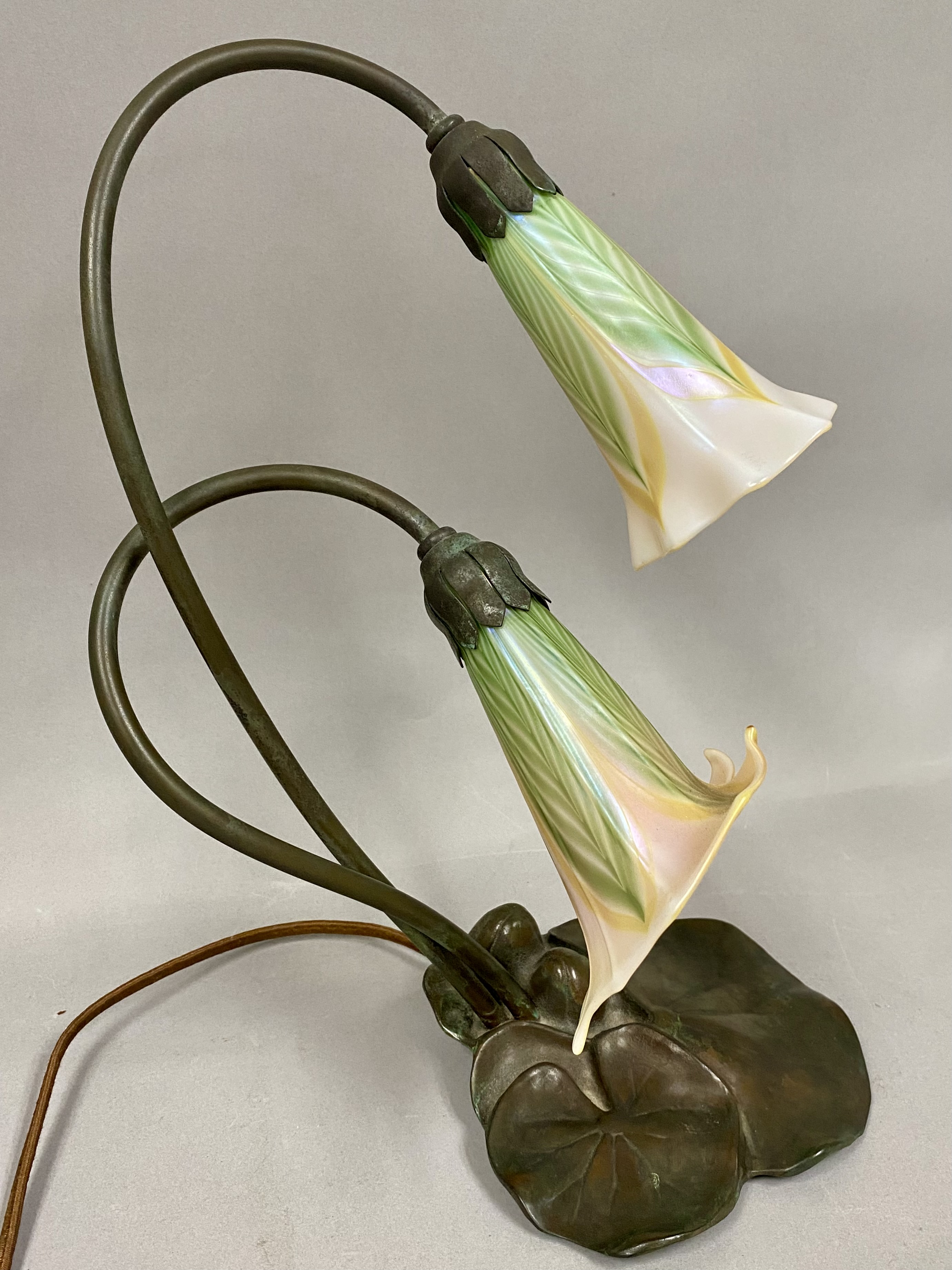 Renaissance Art Products Two Light Lily Table Lamp