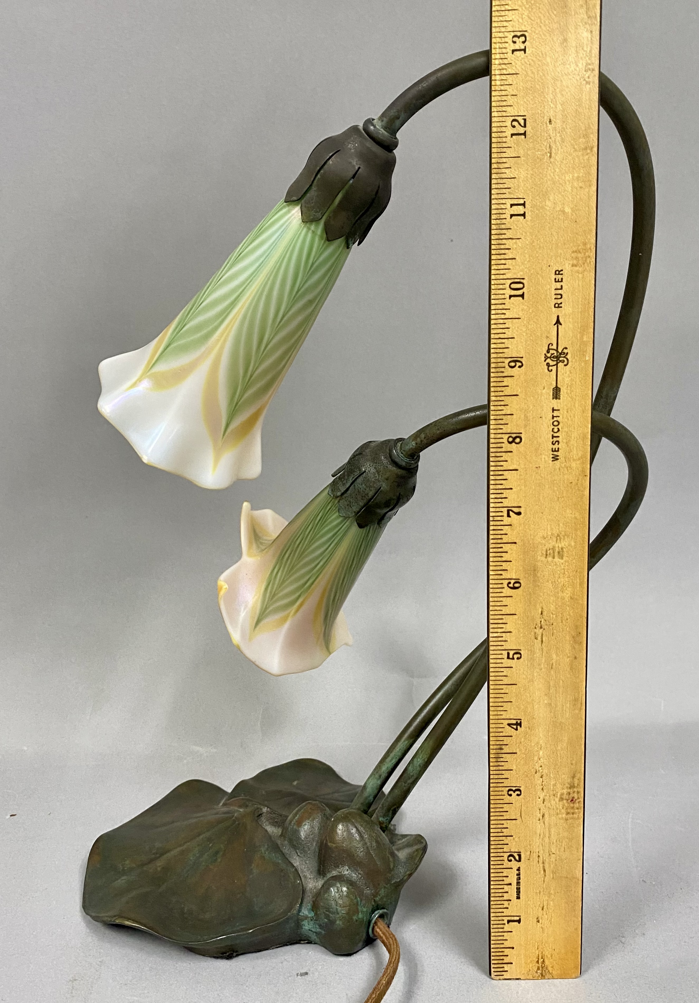 Renaissance Art Products Two Light Lily Table Lamp
