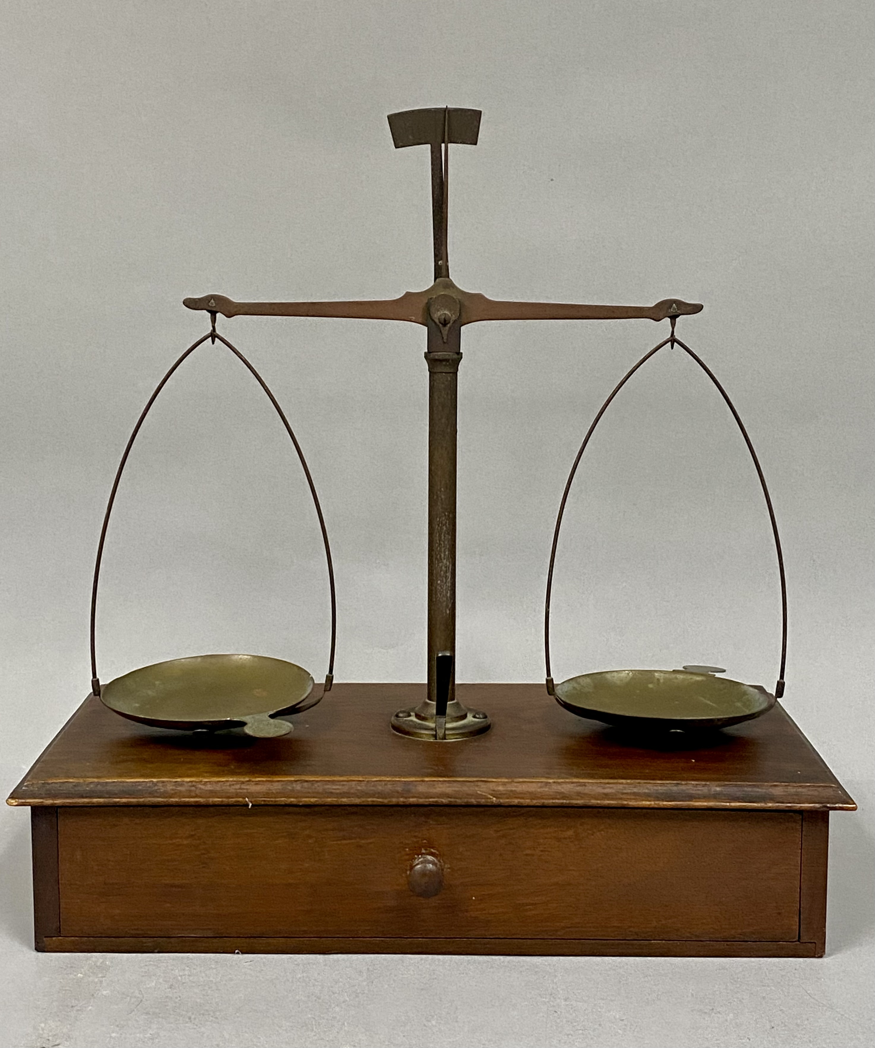 Antique Brass Apothecary Balance Scale