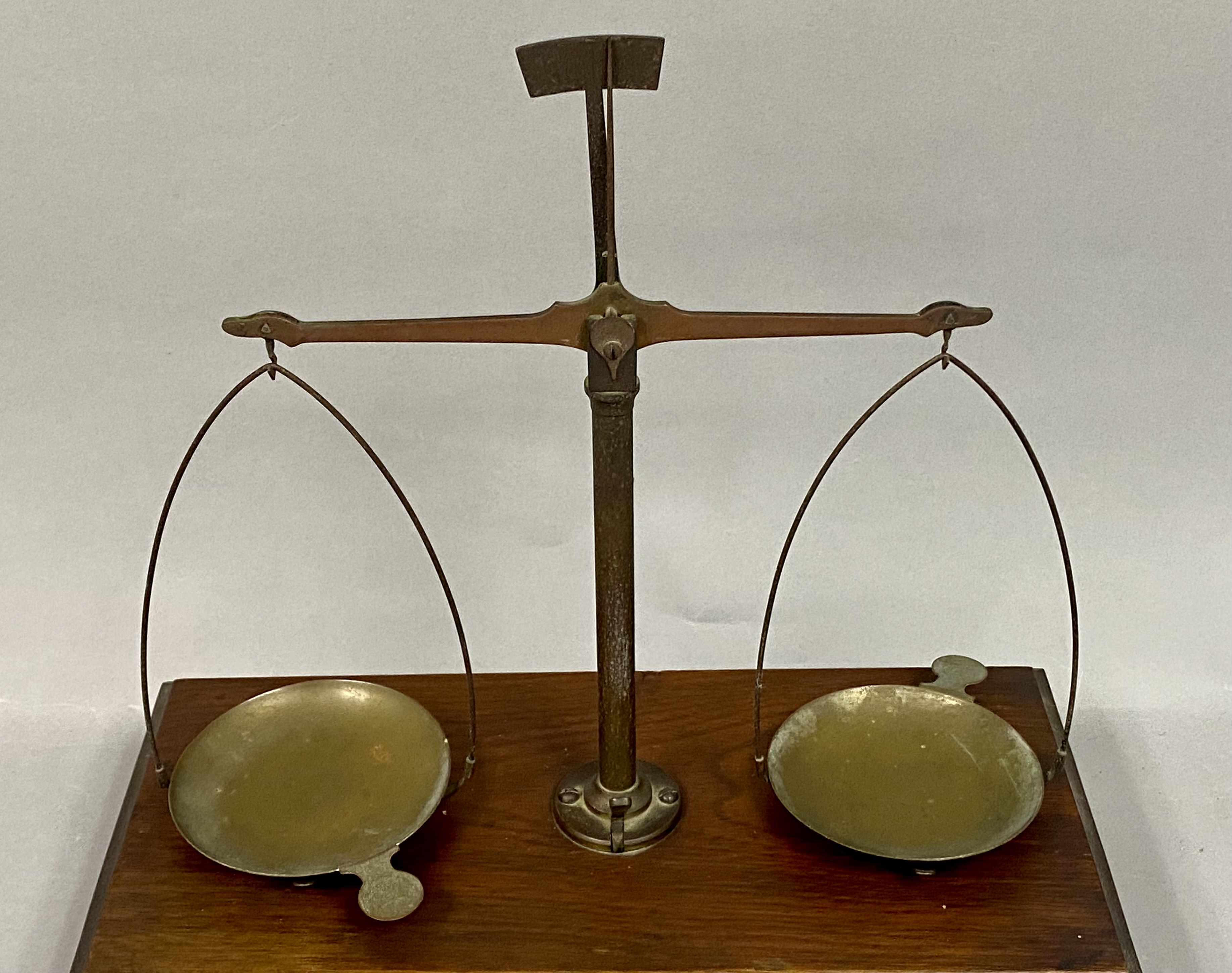 Antique Brass Apothecary Balance Scale