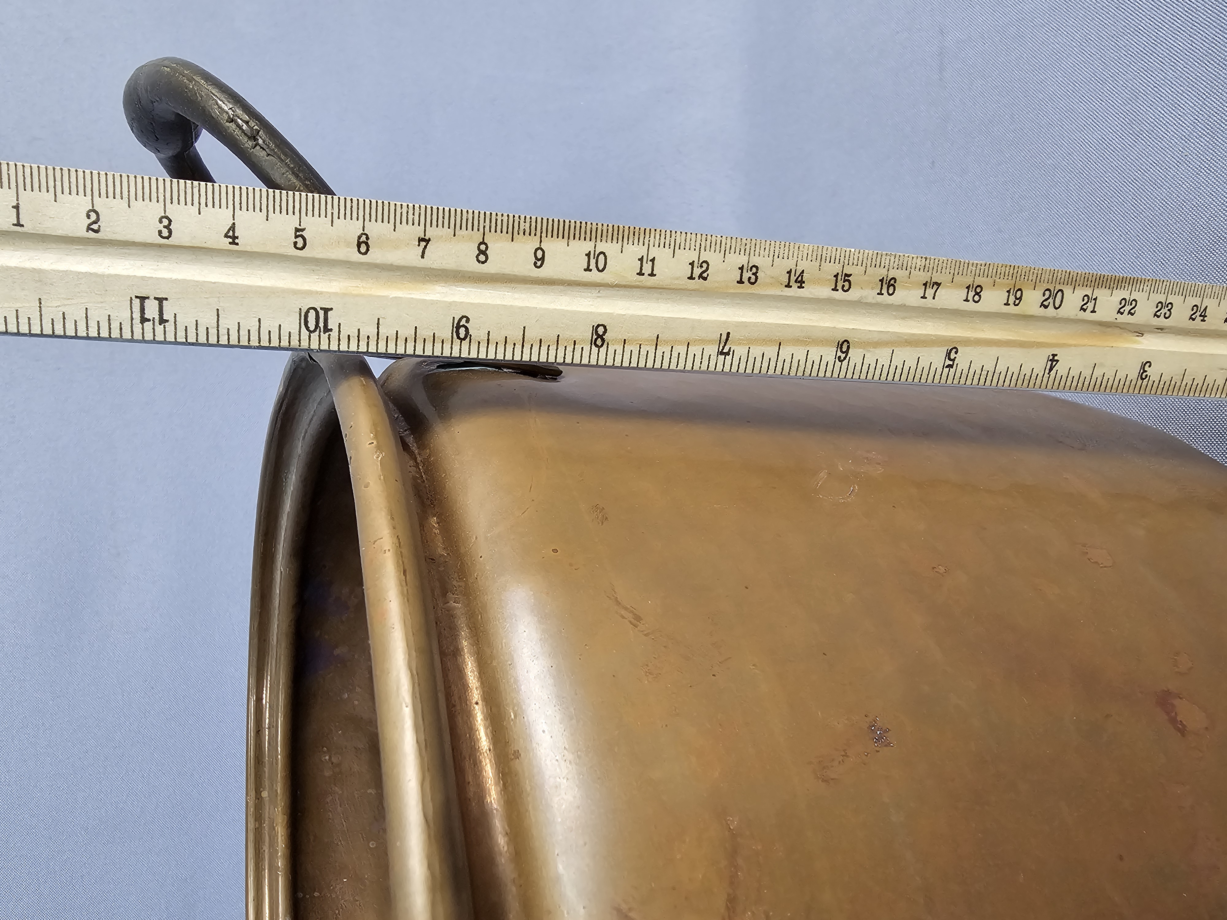 Vintage Copper Cauldron Style Pot