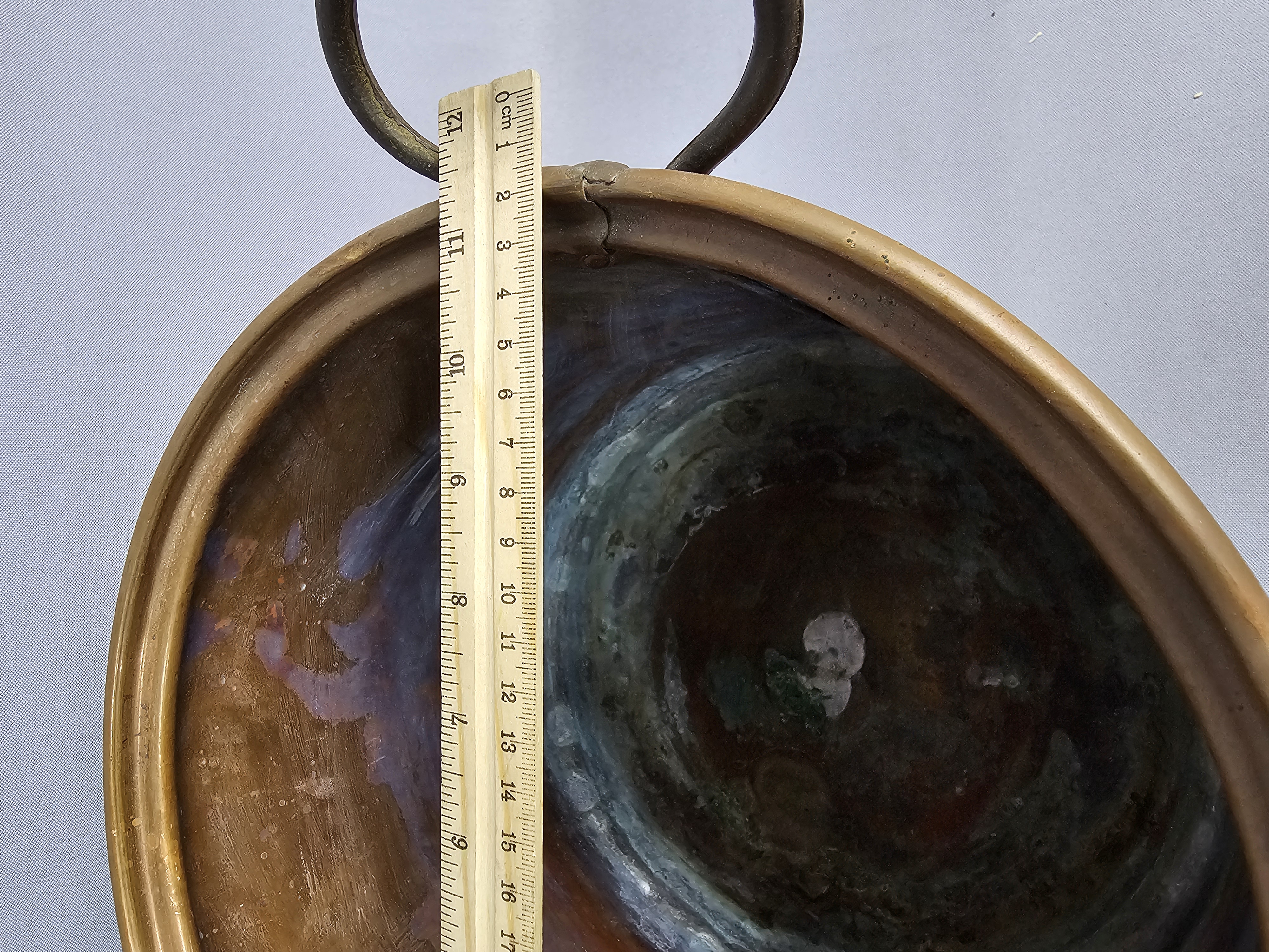 Vintage Copper Cauldron Style Pot