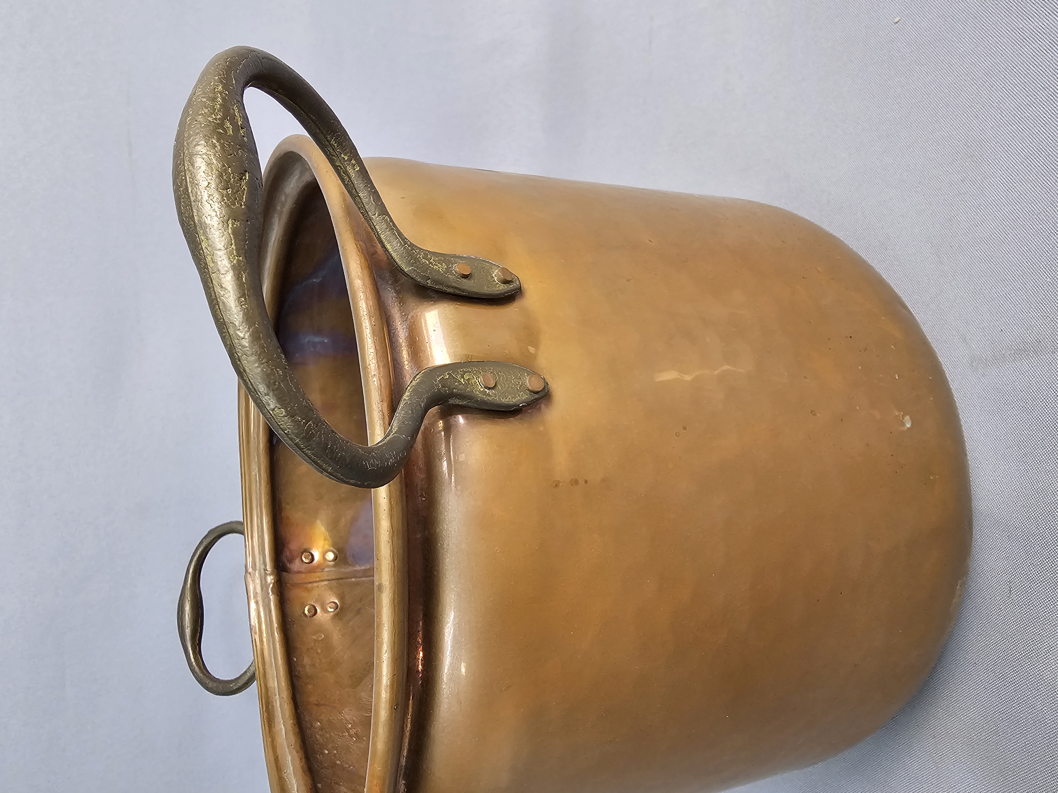 Vintage Copper Cauldron Style Pot