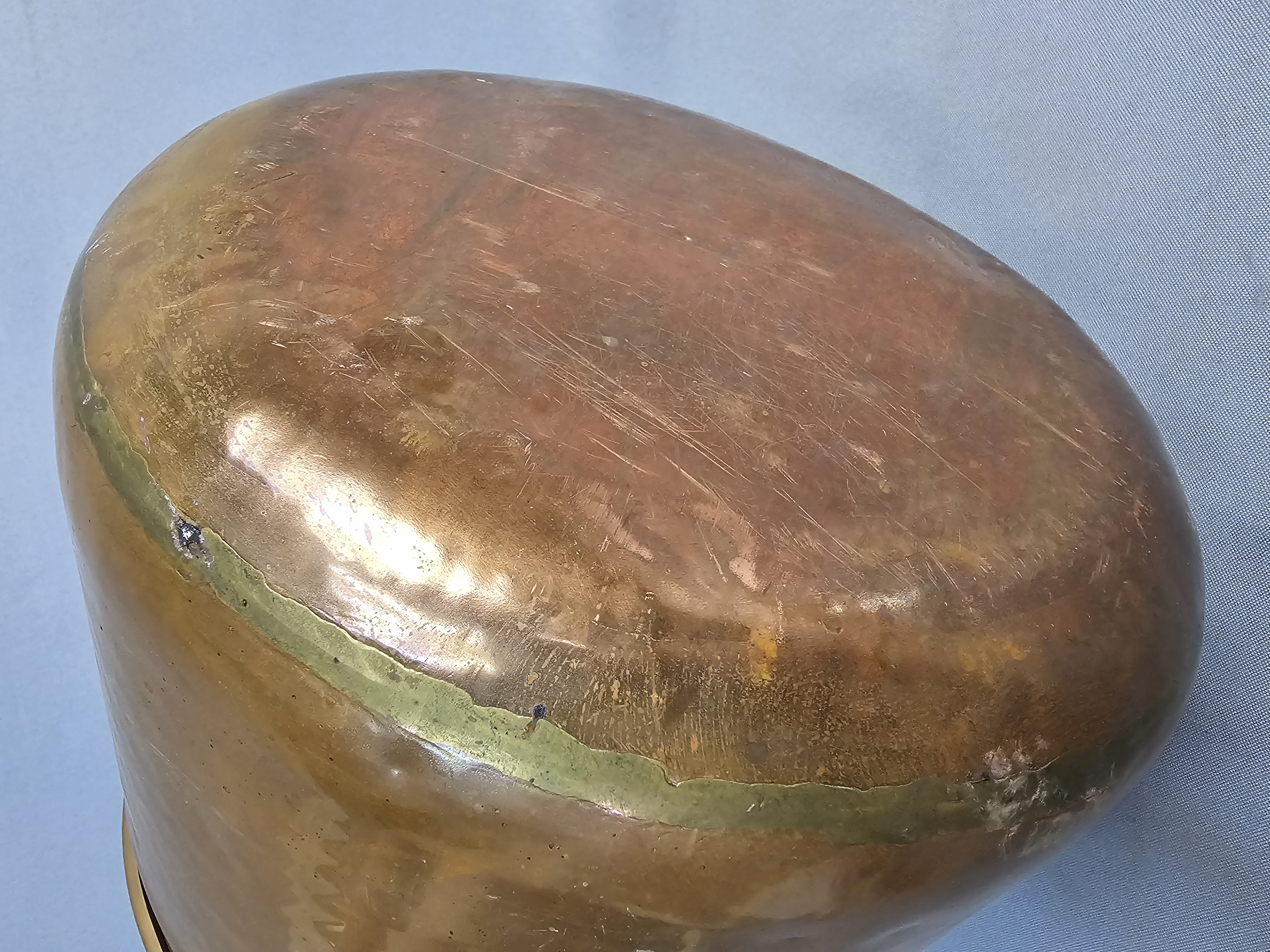 Vintage Copper Cauldron Style Pot