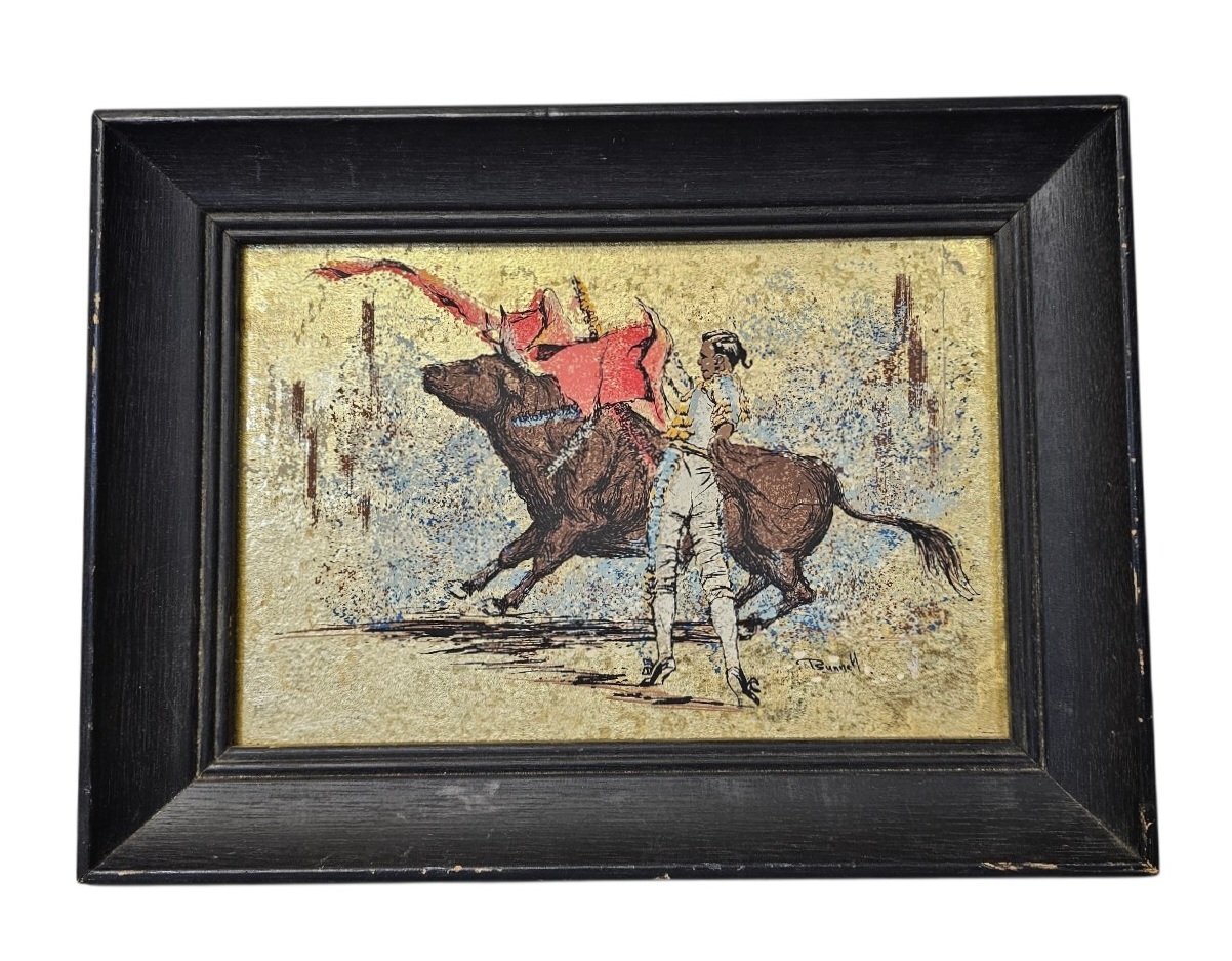 James Bunnell Bullfighter Mixed Media Print