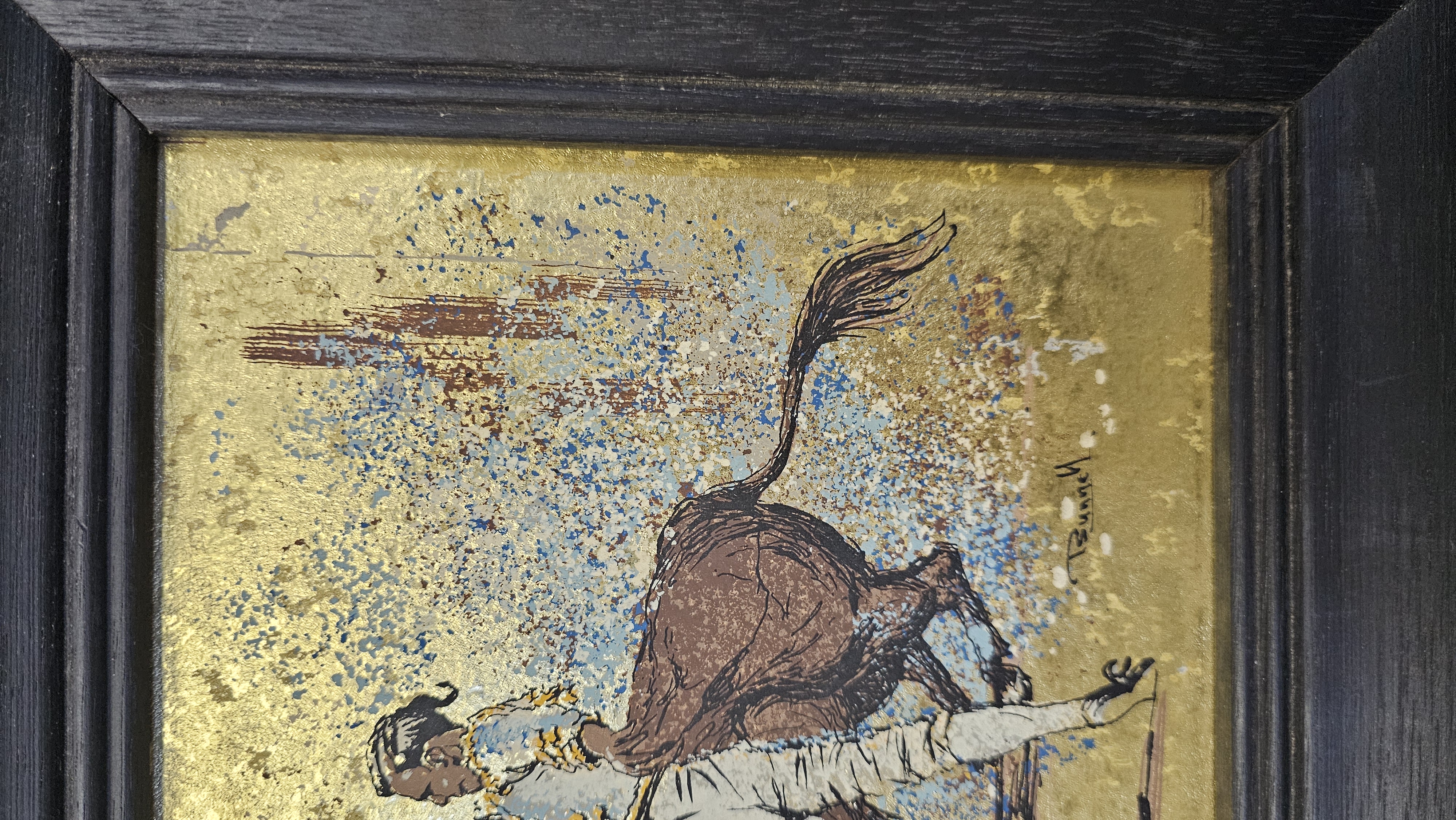 James Bunnell Bullfighter Mixed Media Print