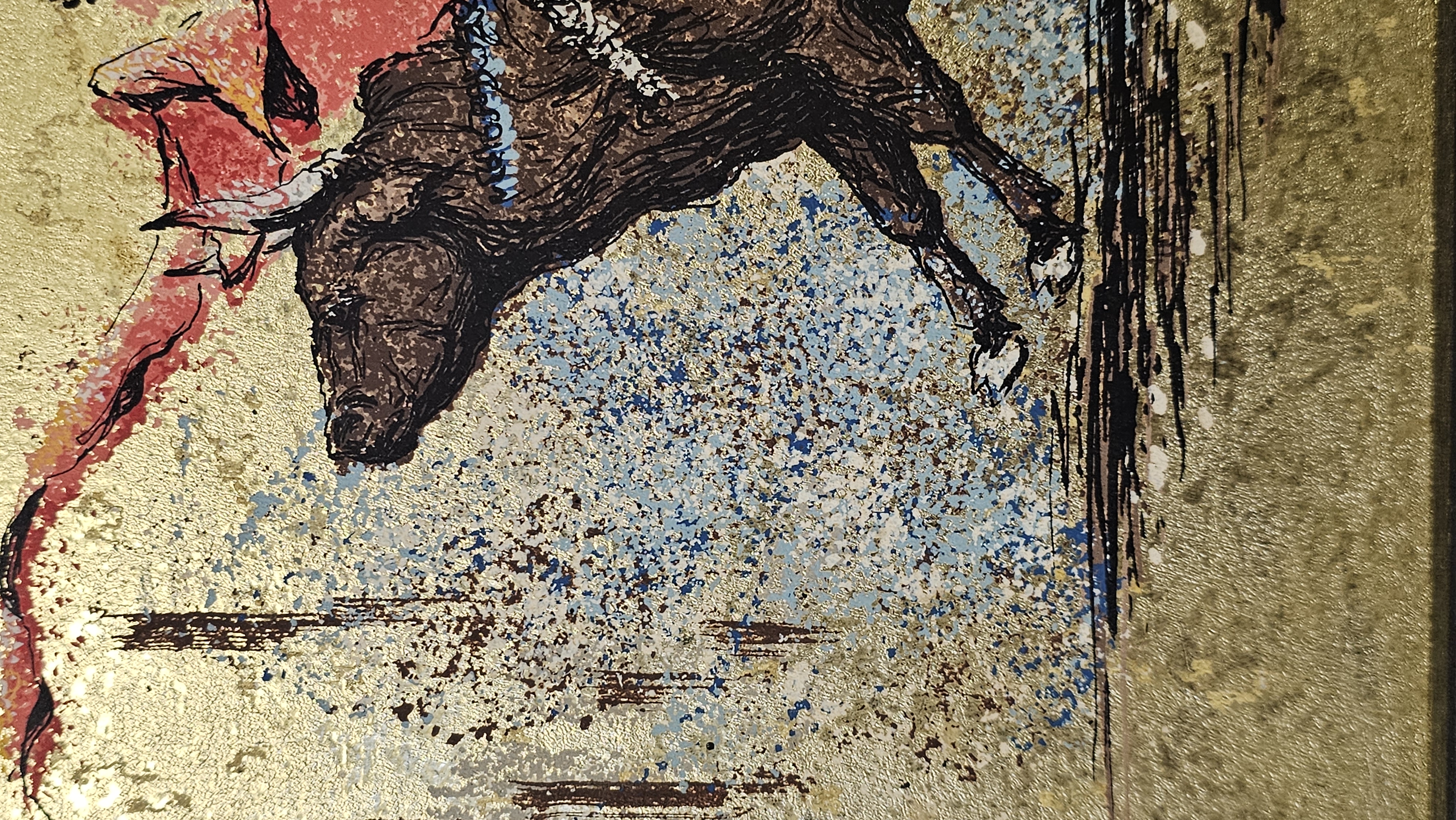 James Bunnell Bullfighter Mixed Media Print