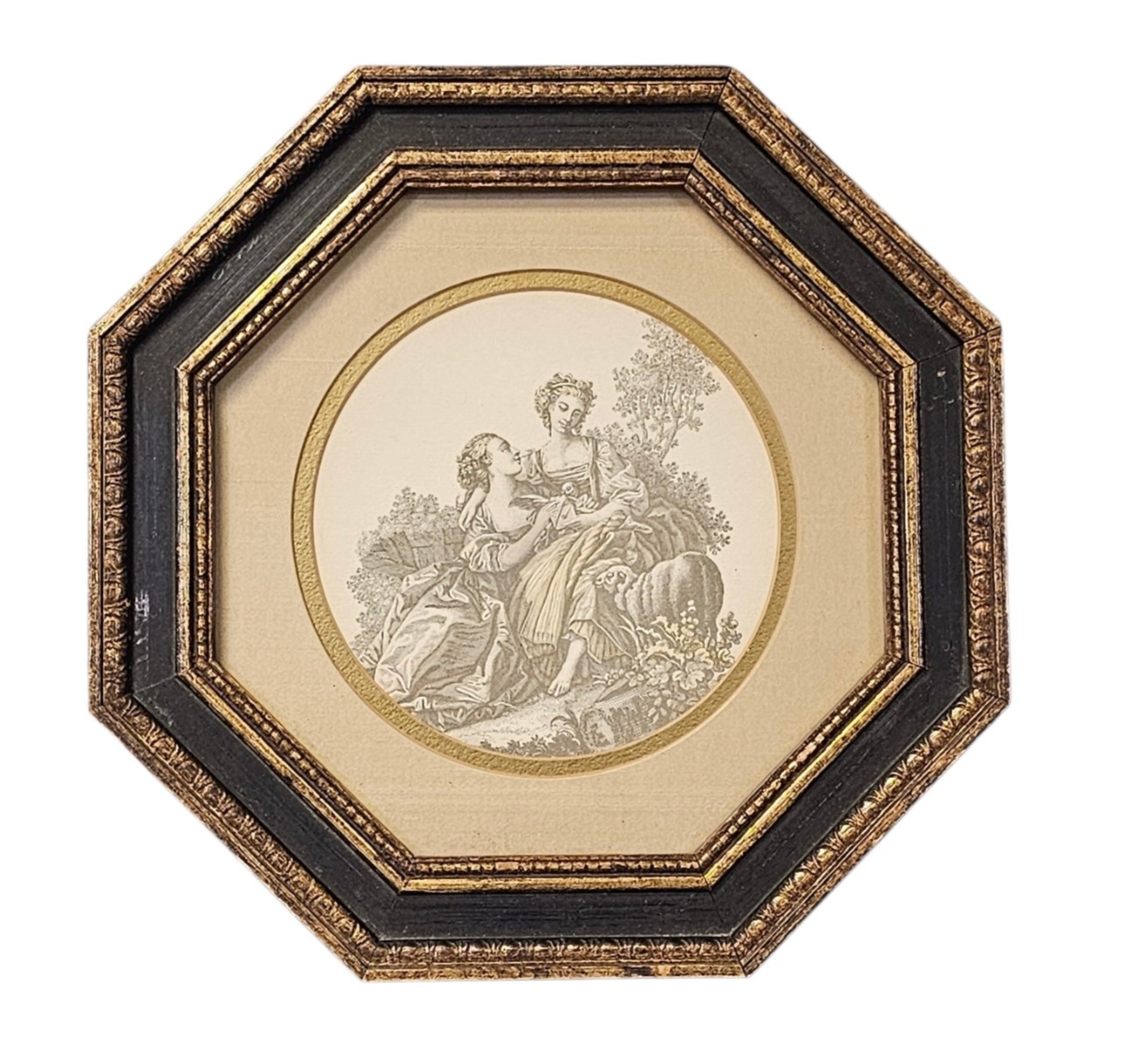 Wall Décor Rococo Pastoral Print