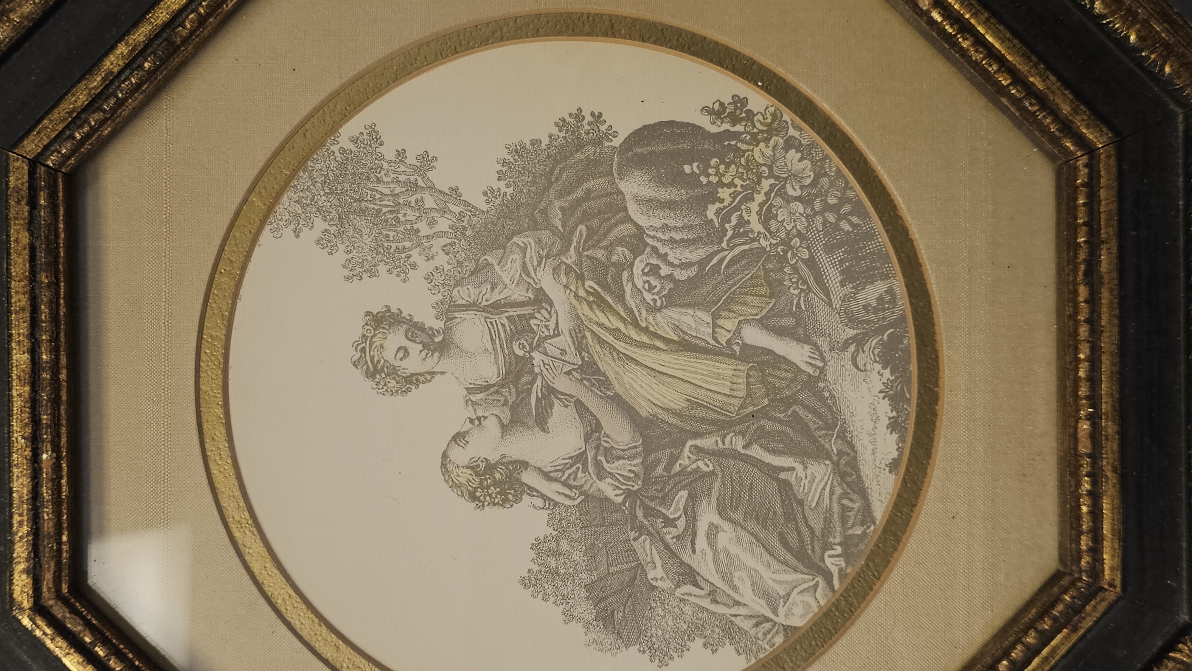 Wall Décor Rococo Pastoral Print