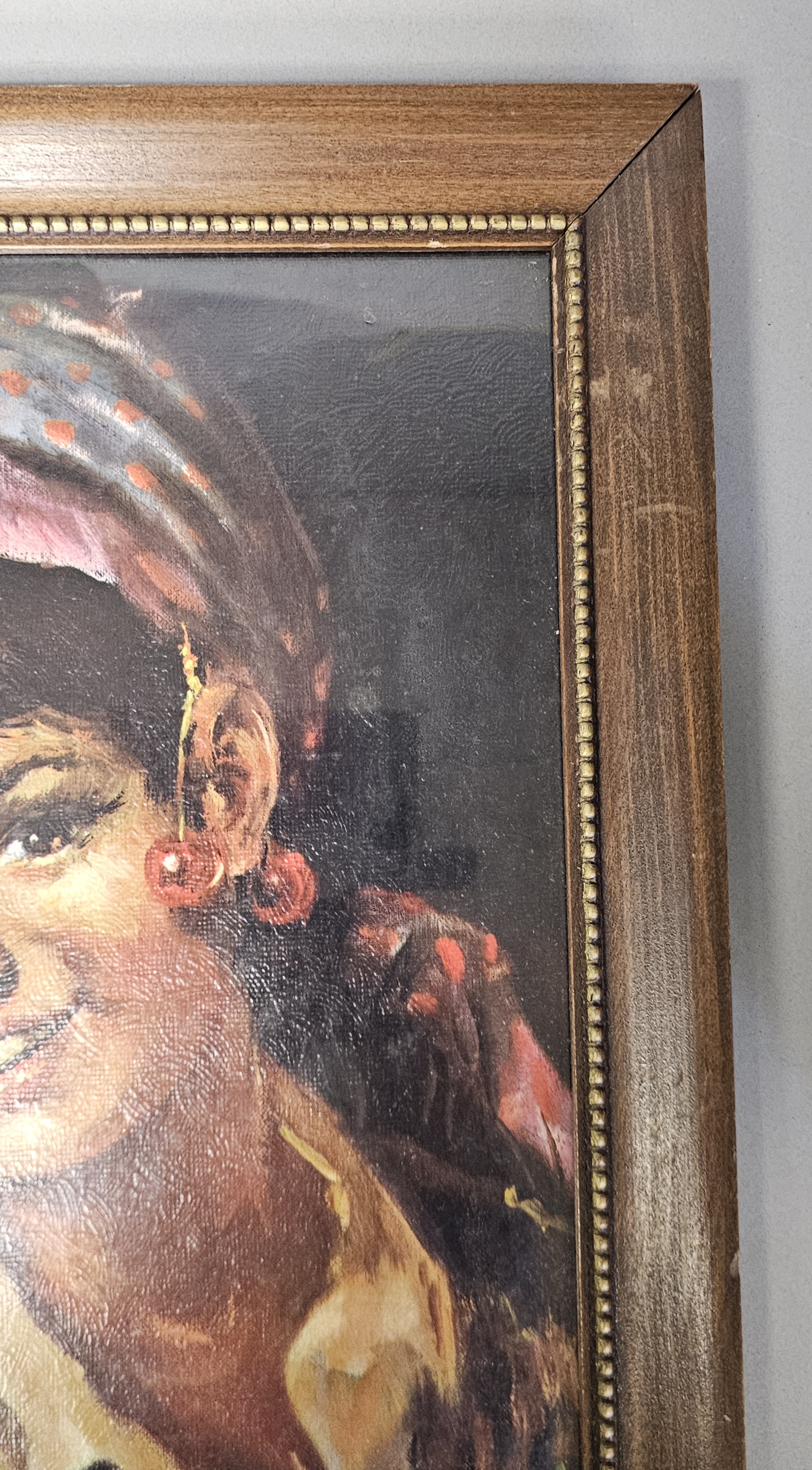 Mid-Century Decorative Portrait Print