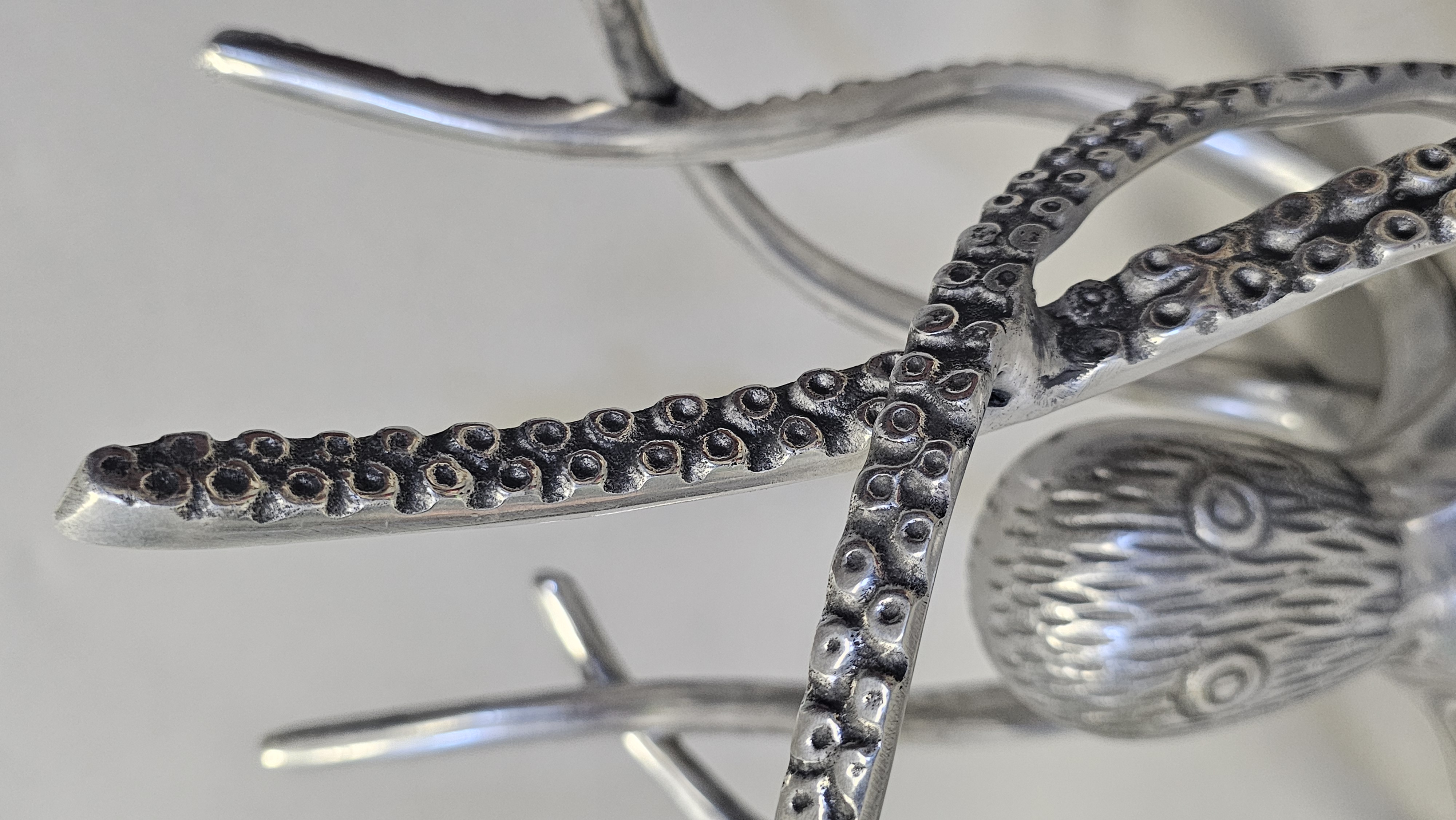 Large Cast Aluminum Octopus Sculpture
