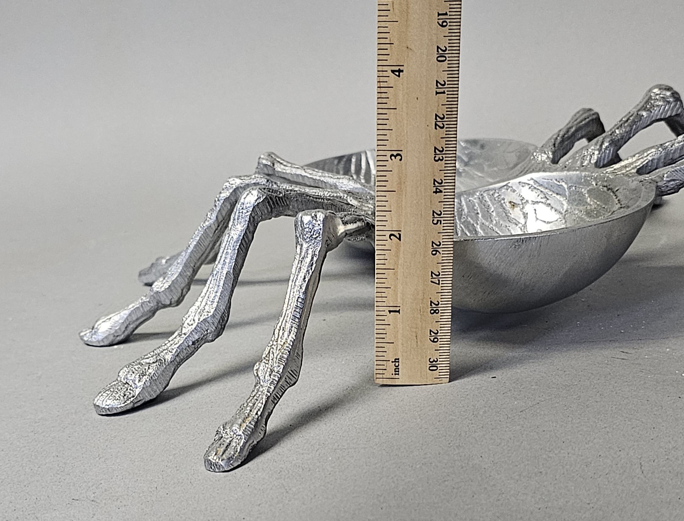 Cast Aluminum Spider Form Dish