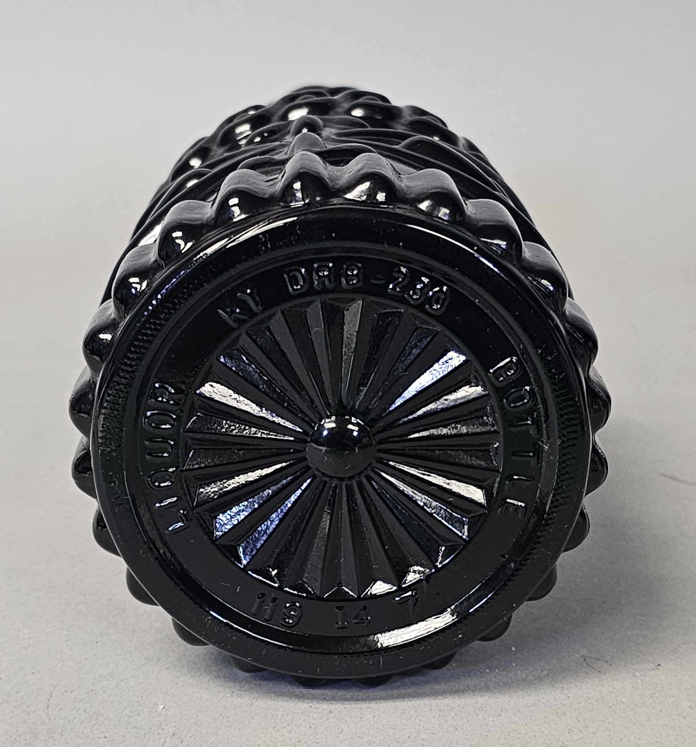 Jim Beam Black Glass Liquor Decanter