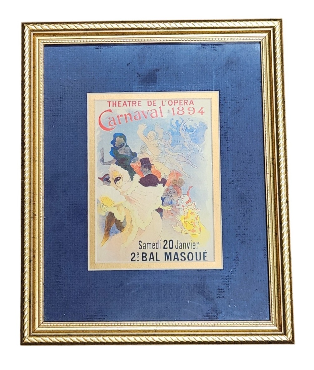 Jules Cheret Framed Carnaval Print