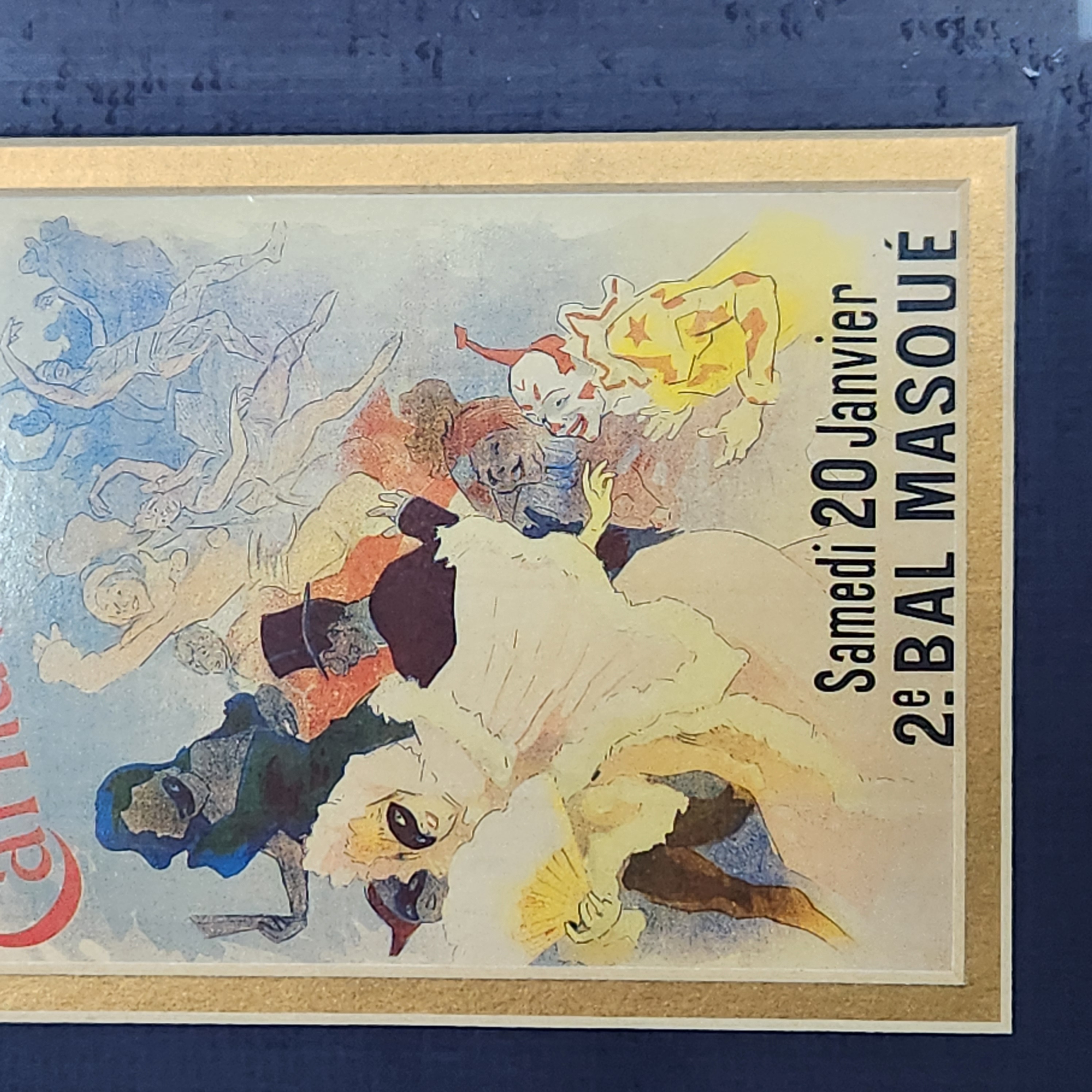 Jules Cheret Framed Carnaval Print