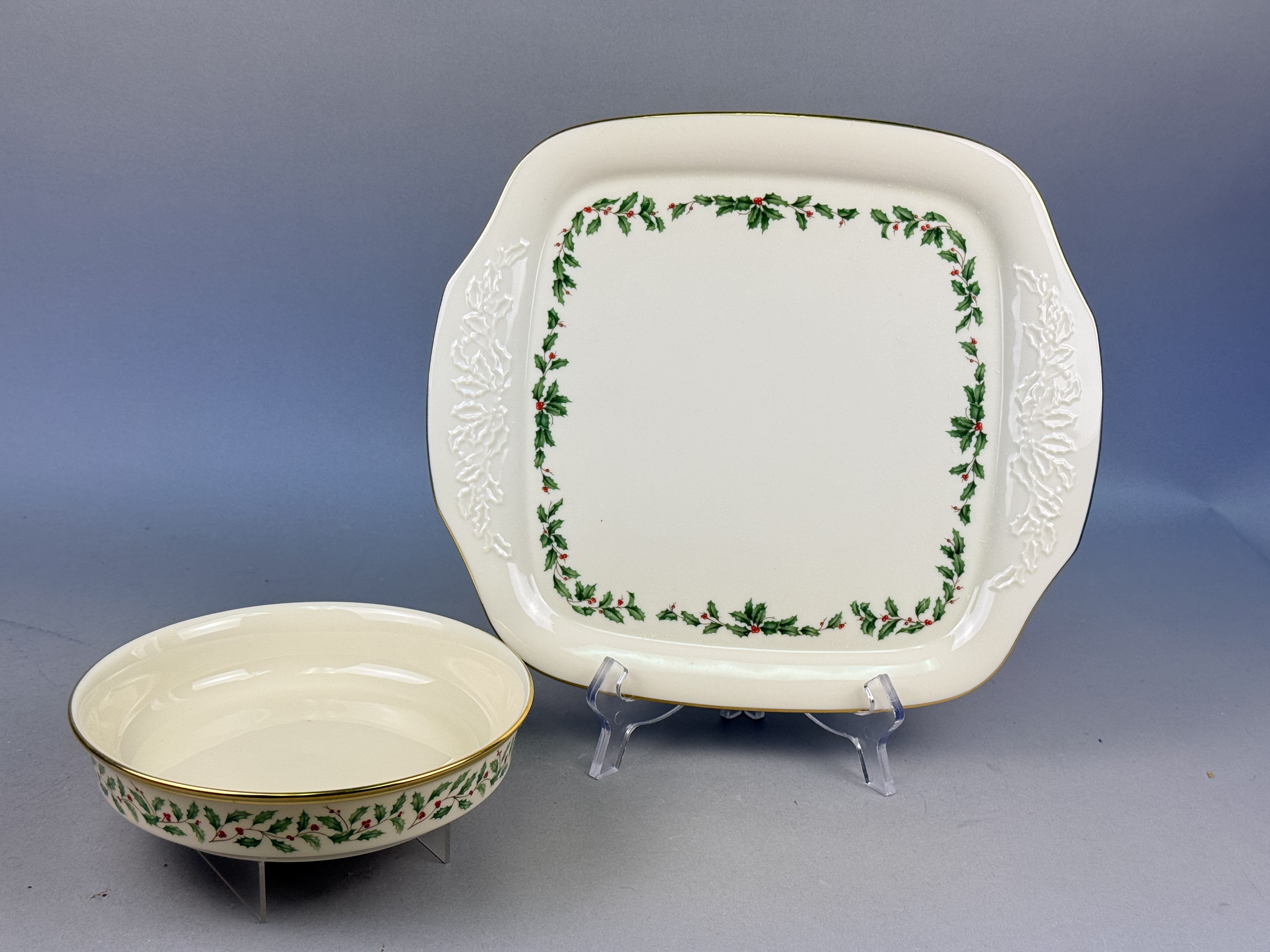 Lenox Holiday Porcelain Serving Pieces