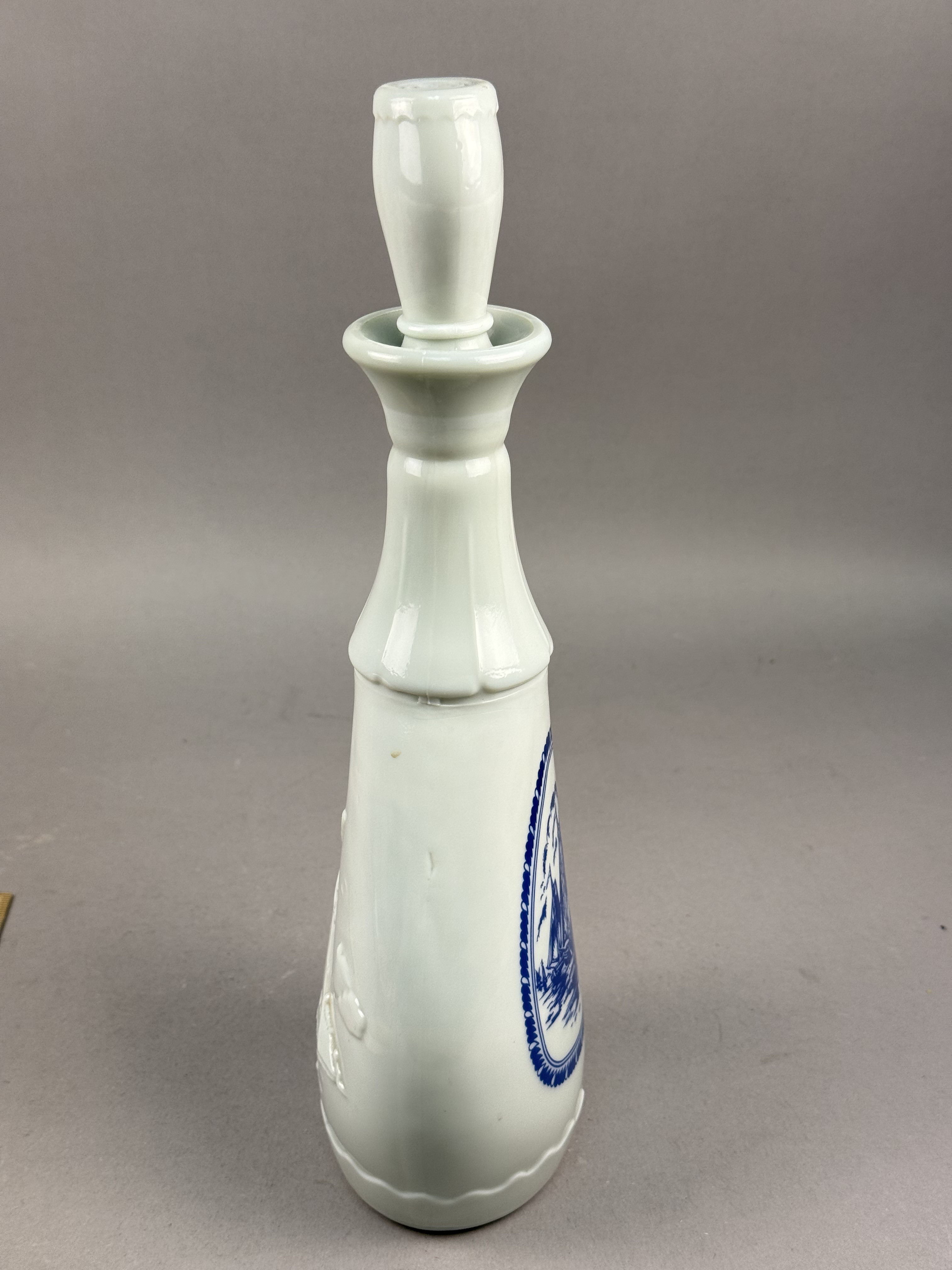 1963 Jim Beam Delft Blue Decanter