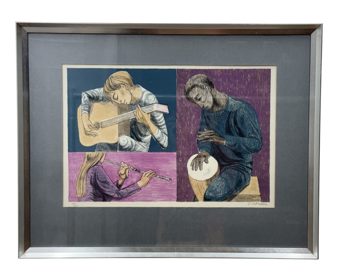 Anton Refregier Trio Color Lithograph