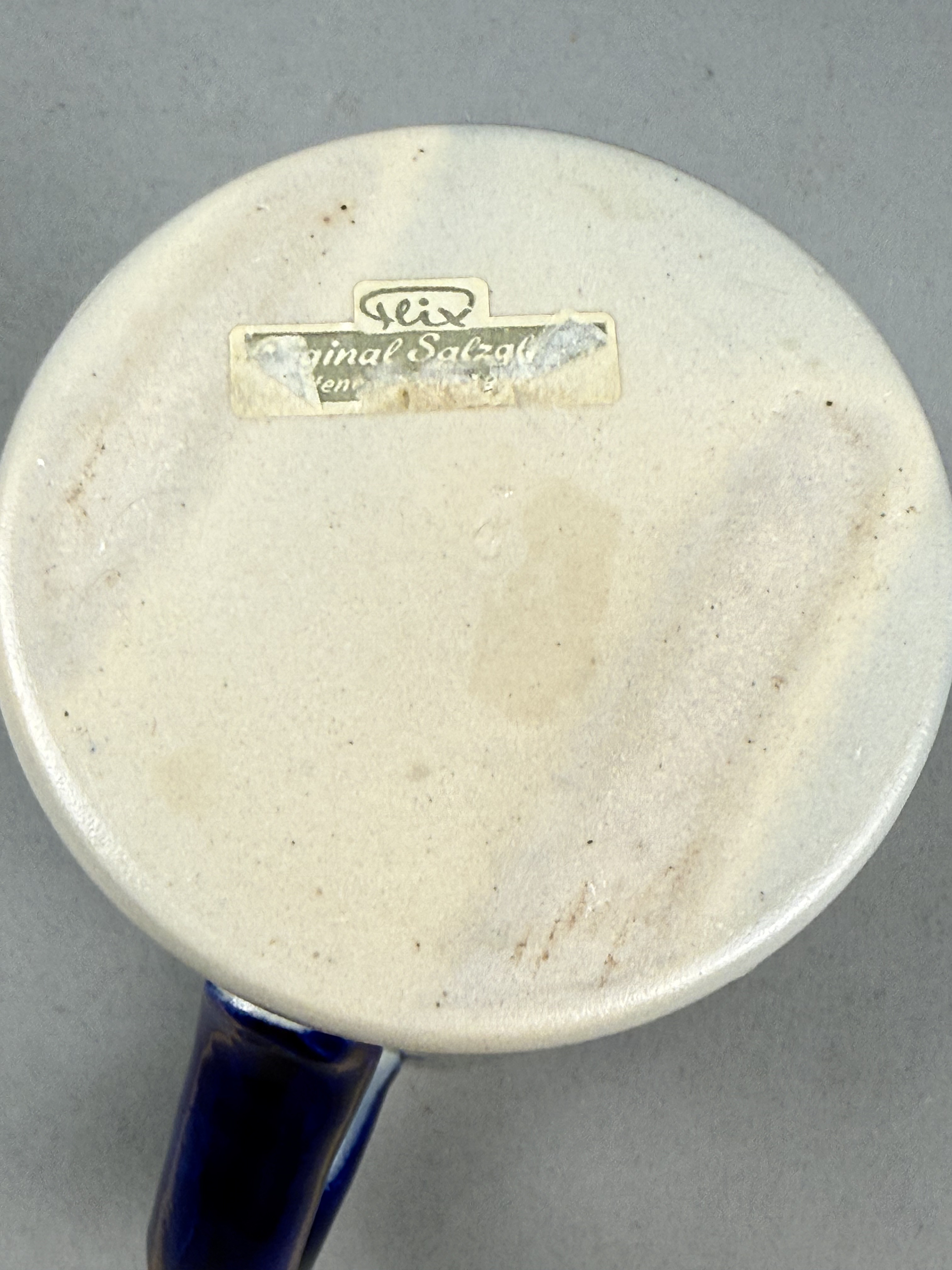 Salt-Glazed Bavarian Stoneware Stein